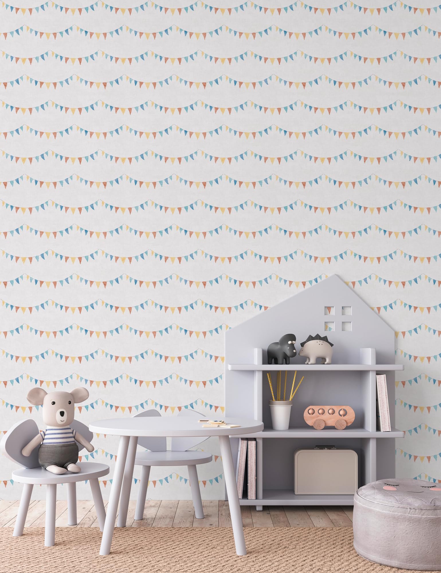a-s-cr-ation-lilly-luis-wimpeltapete-vlies-blau-gelb-rot image 6