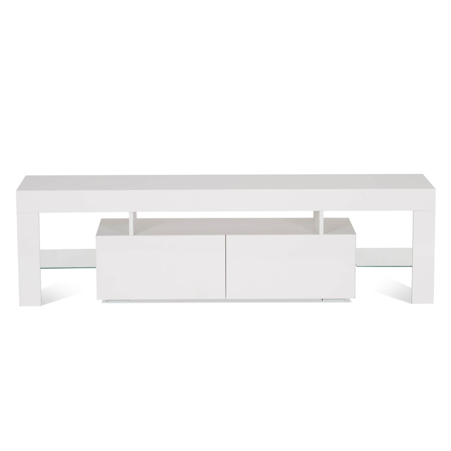 homall-tv-stand-lowboard-schwarz-63-zoll-led-fernsehschrank image 7