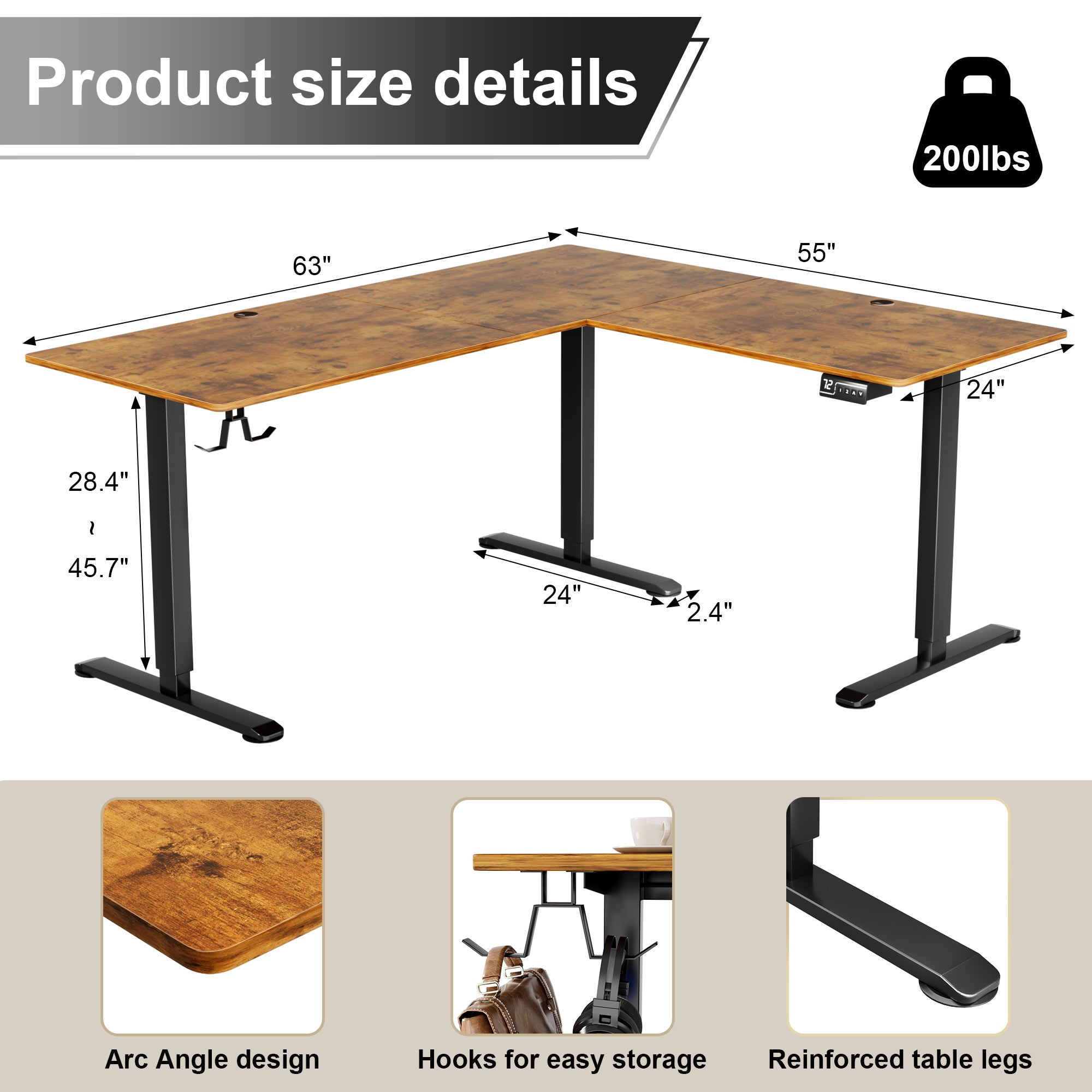 homall-standing-desk-l-form-elektrischer-schreibtisch-schwarz-l image 3