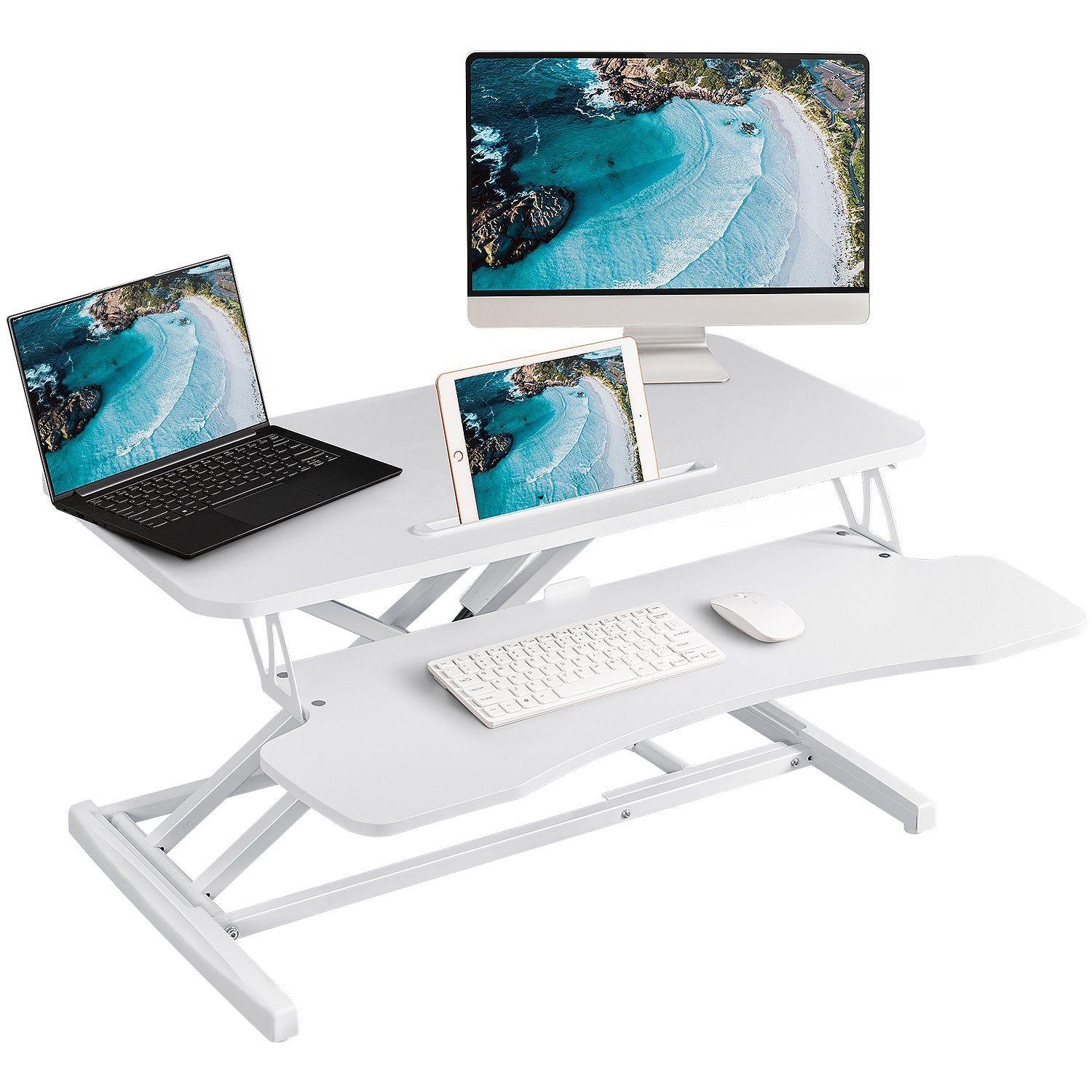 homall-standing-desk-aufsatz-80cm-schwarz-h-henverstellbar image 8