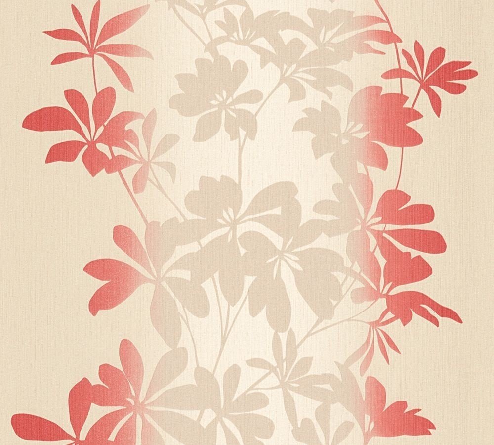 a-s-cr-ation-fiore-vliestapete-32584-4-beige-metallic-rot-10-05m image 1