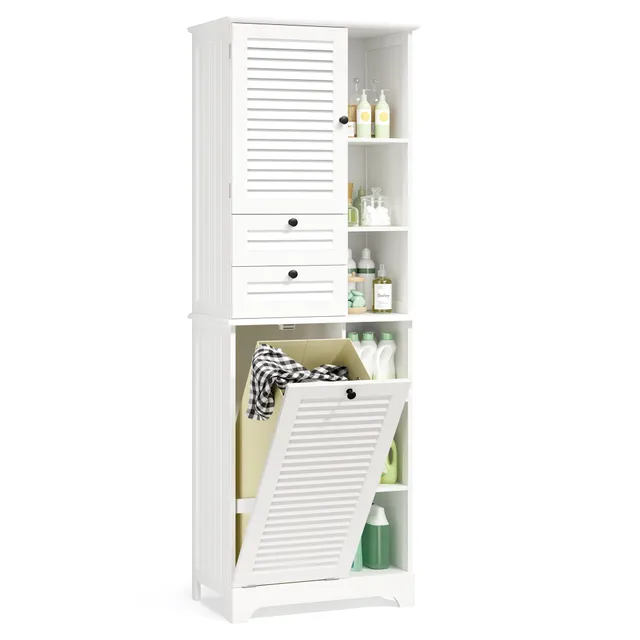bealife-schr-nke-ap08-w-scheschrank-wei-60x37x170cm-korb image 1