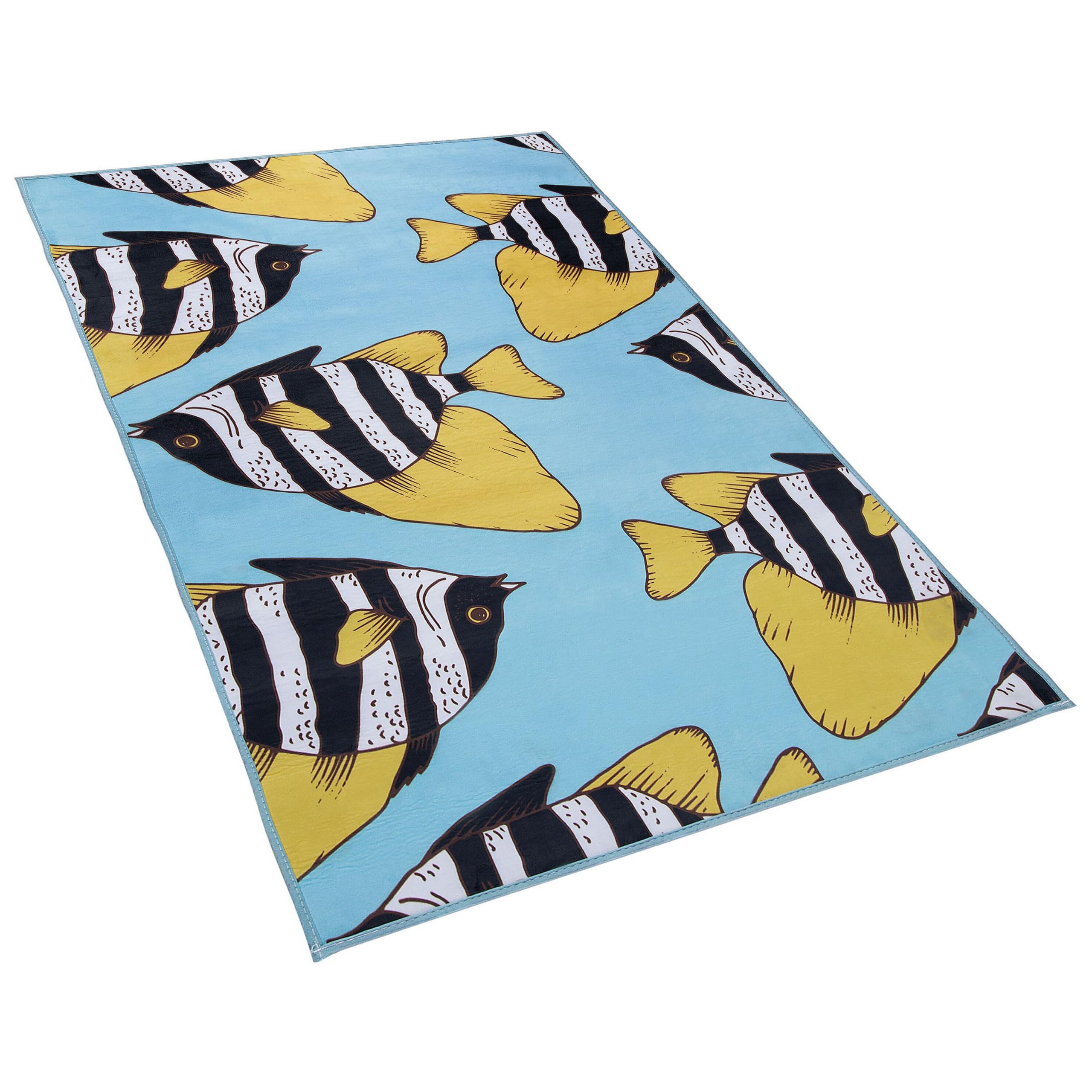 beliani-fizme-teppich-blau-fischmuster-80x140-kinder image 4