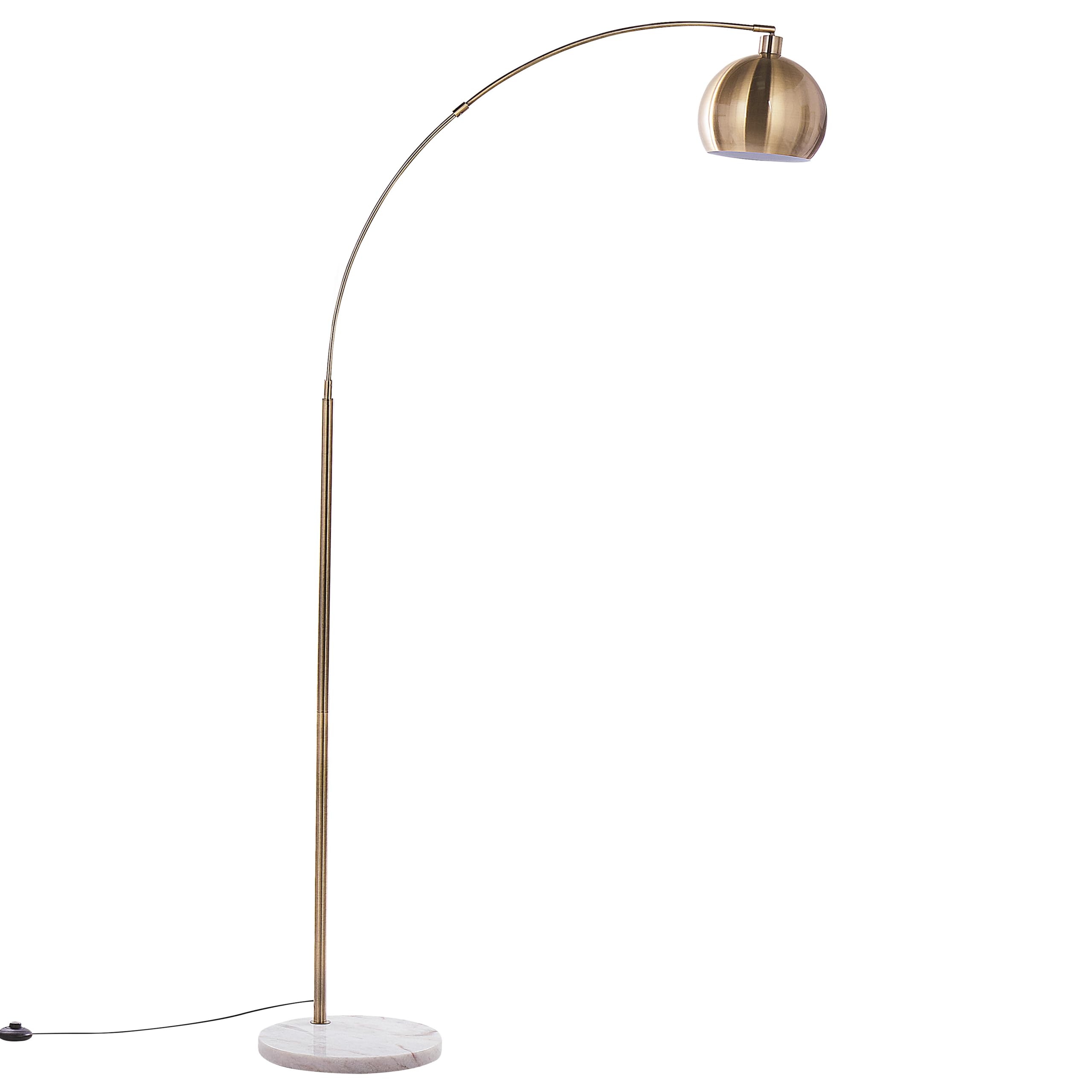 beliani-paroo-stehlampe-metall-messing-retro-210-cm image 4