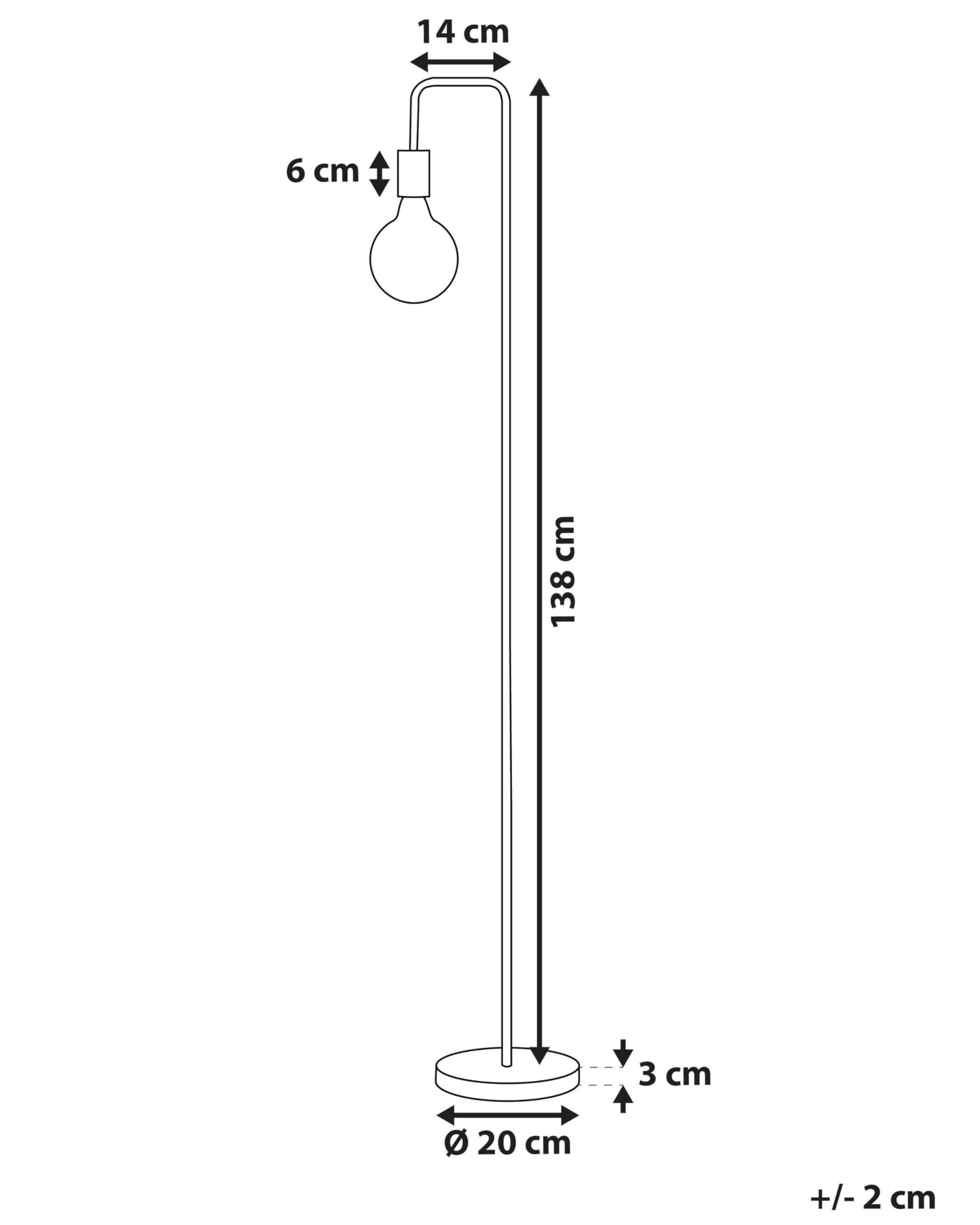 beliani-savena-stehlampe-kupfer-metall-140-cm image 3