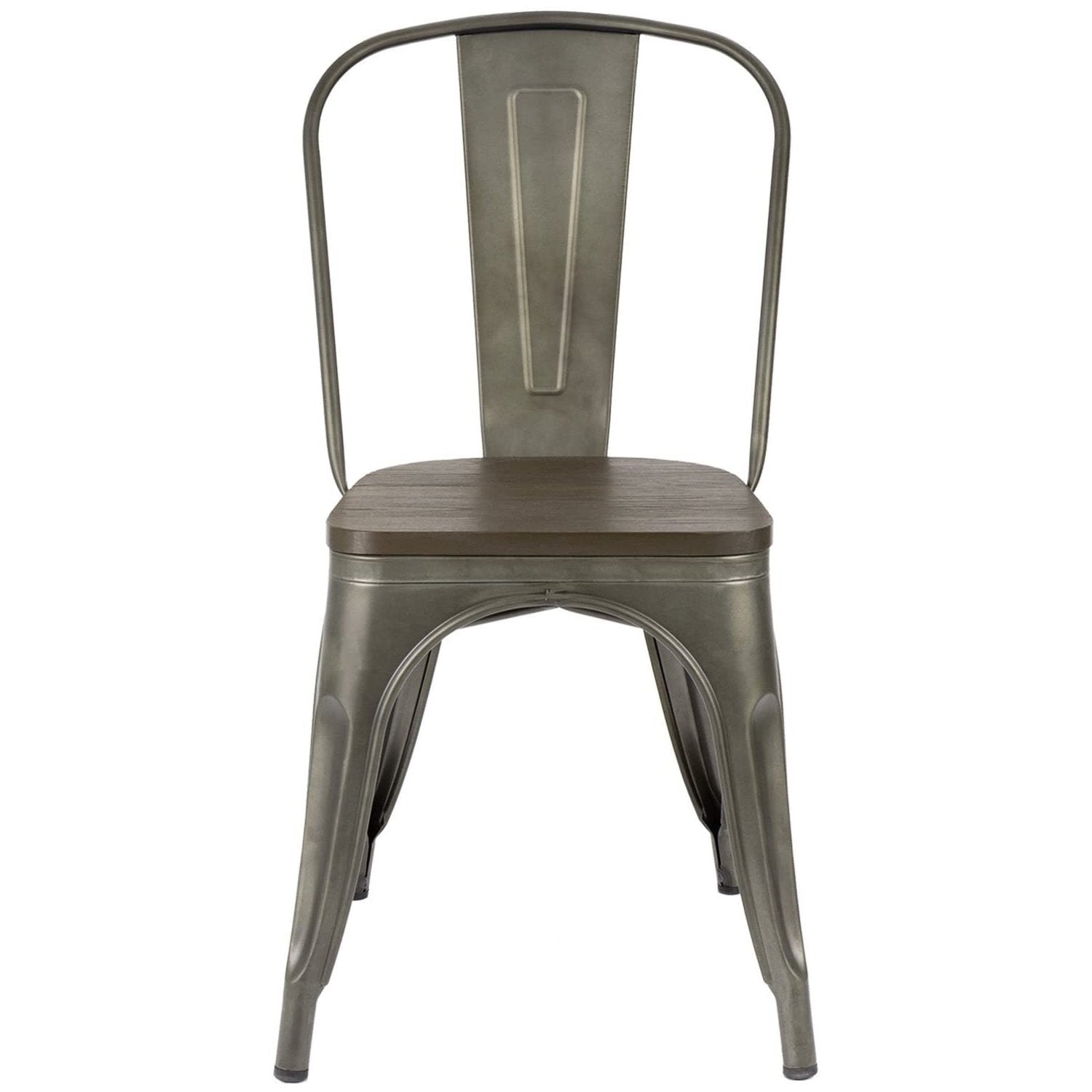homall-metal-chair-metallstuhl-4er-set-schwarz-gold-stapelbar image 5