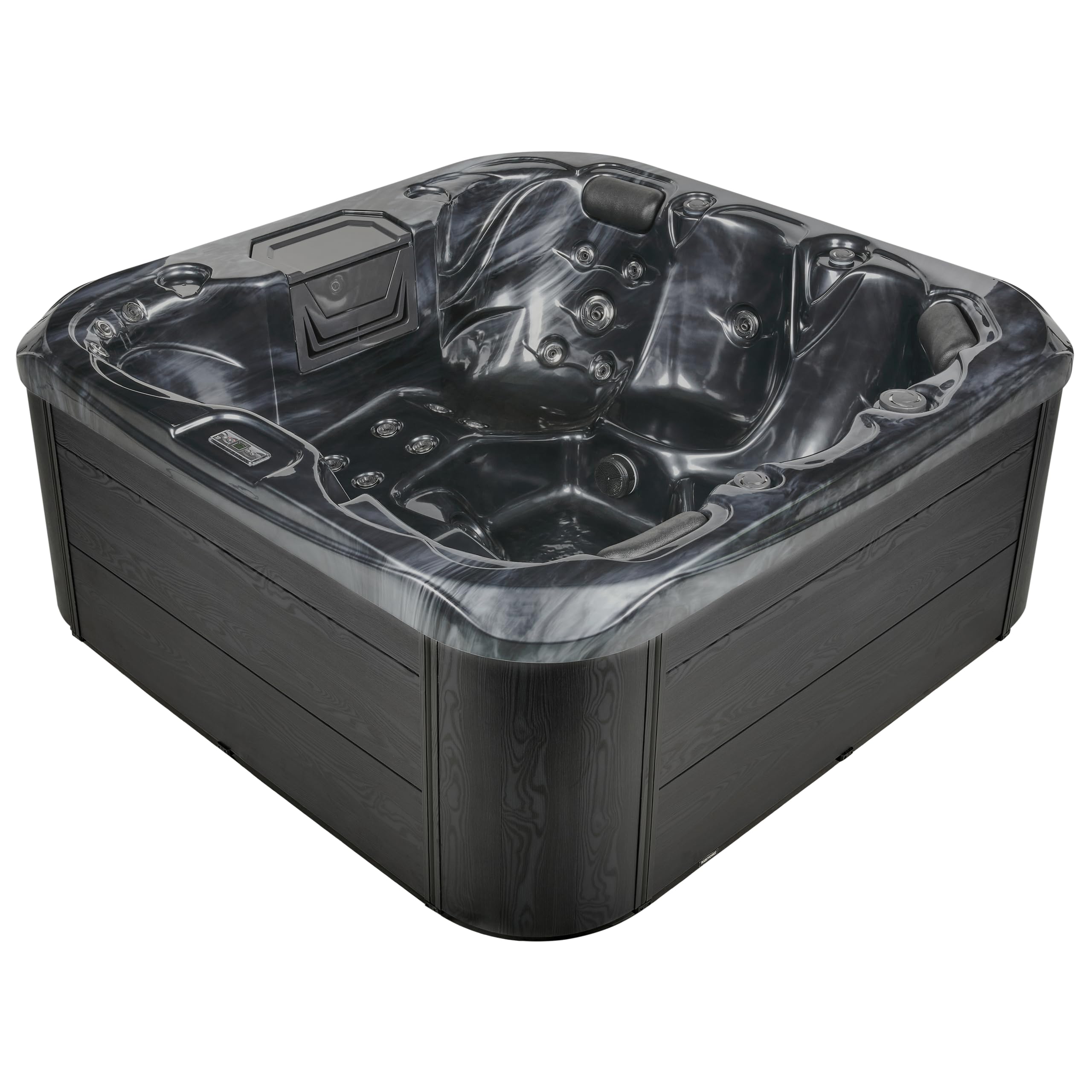 beliani-lastarria-outdoor-whirlpool-200x200-cm-grau-mit-led image 7