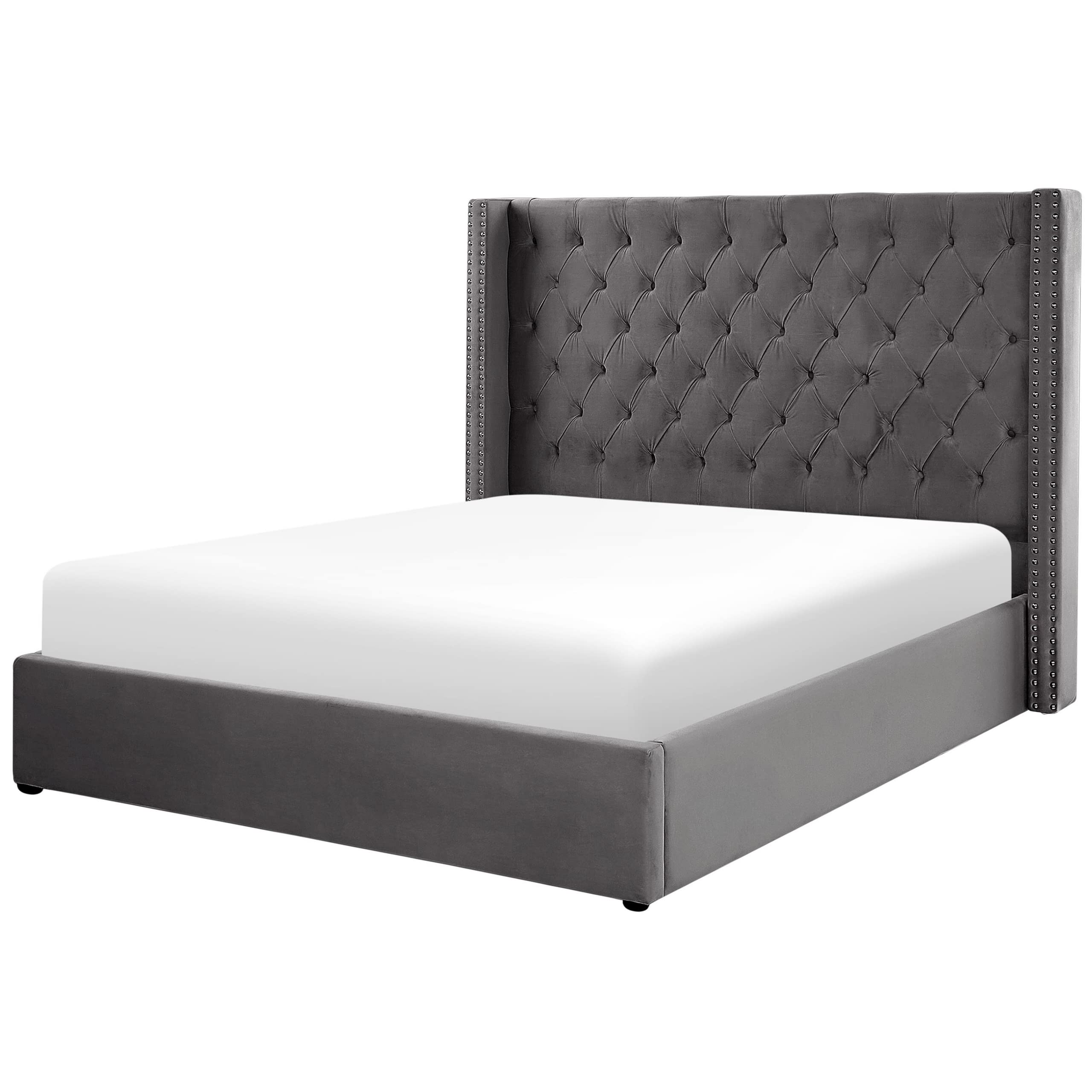 beliani-lubbon-bett-180x200-grau-samt-bettkasten image 6