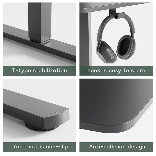 homall-standing-desk-schreibtisch-schwarz-h-henverstellbar-2 image 3