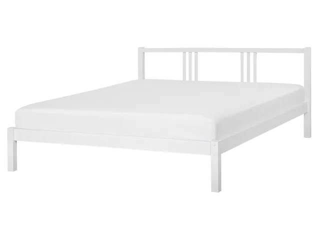 beliani-vannes-holzbett-wei-160x200-kiefernholz image 1