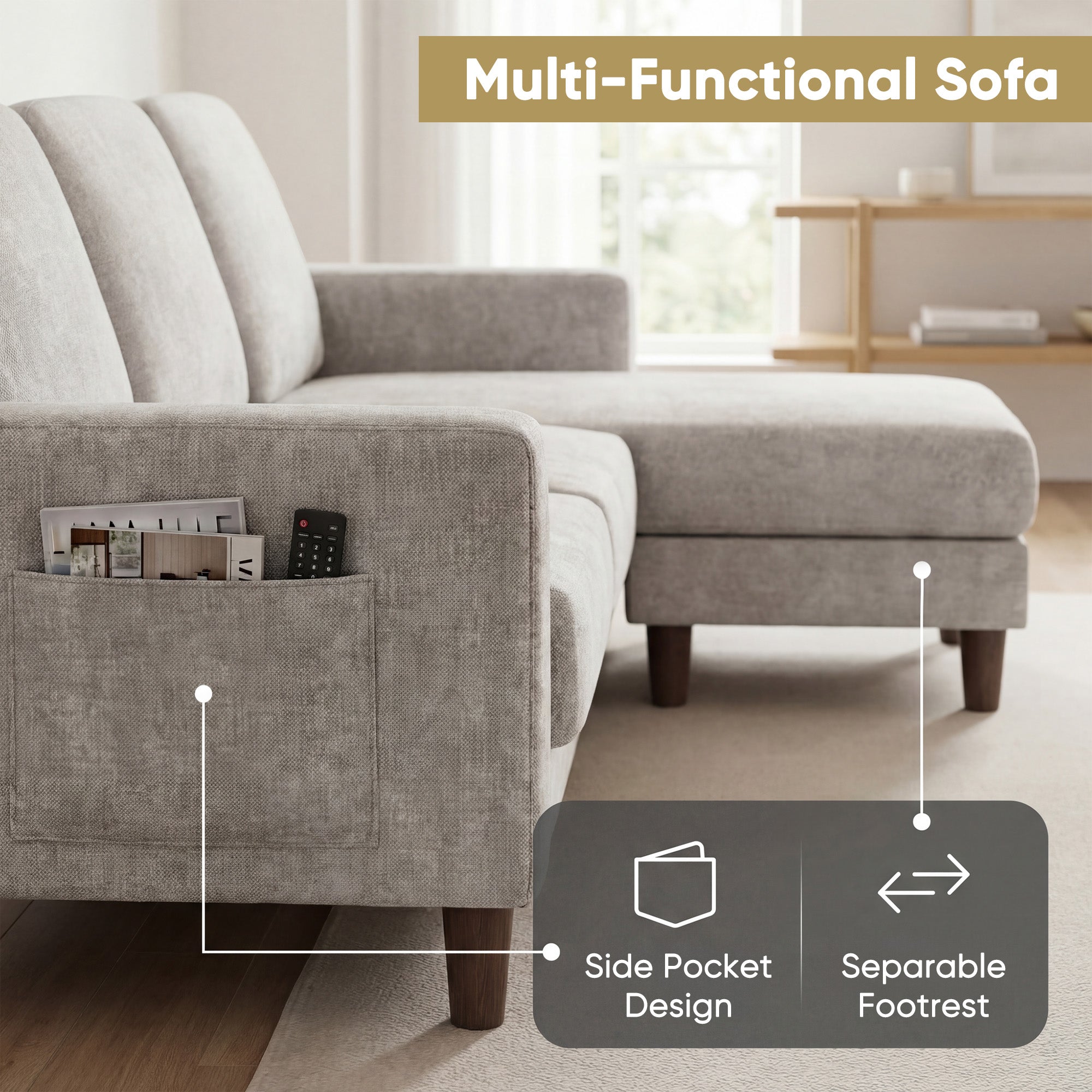 homall-sofa-cloud-sectional-3-sitzer-l-form-grau-cord-mit-hocker image 4