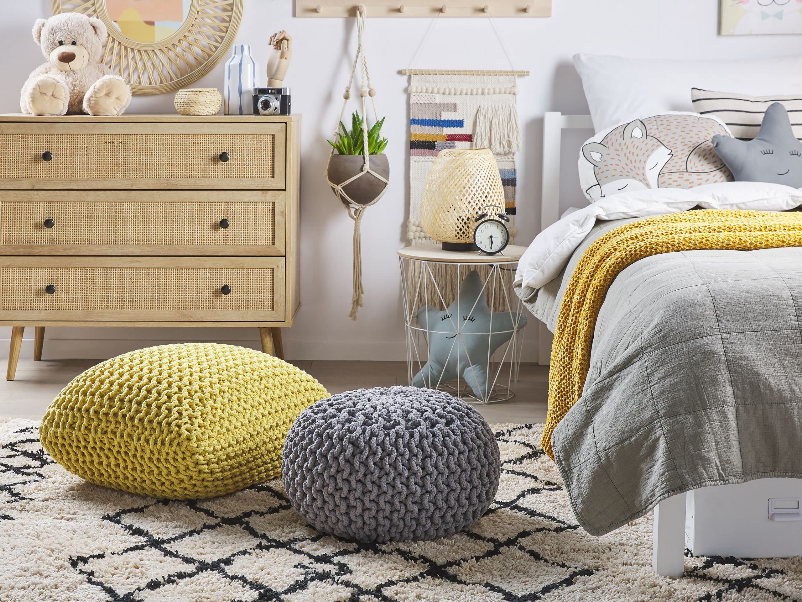 beliani-conrad-ii-pouf-gelb-55x50x31-baumwolle image 4