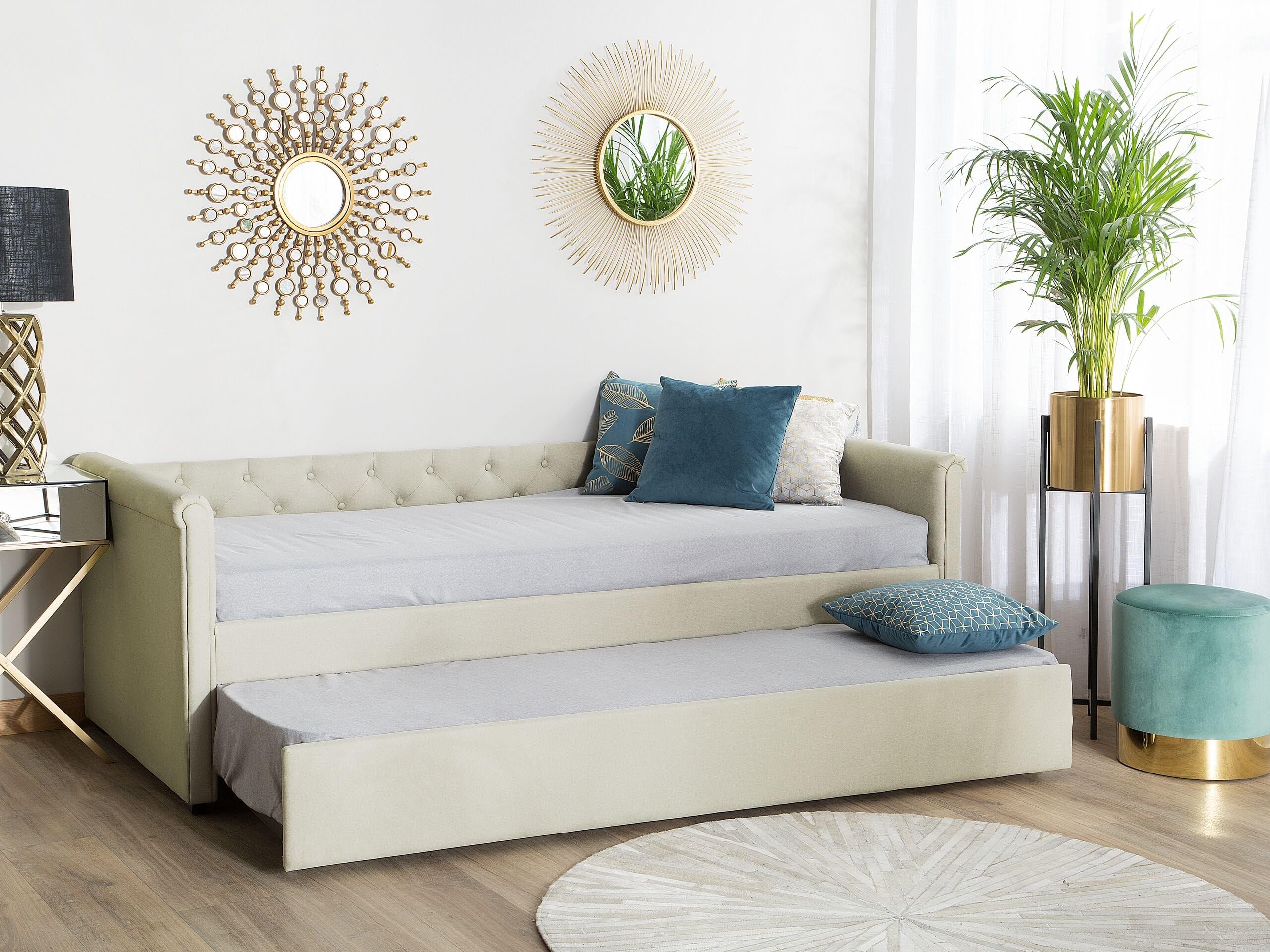 beliani-libourne-tagesbett-80x200-beige-leinenoptik image 2