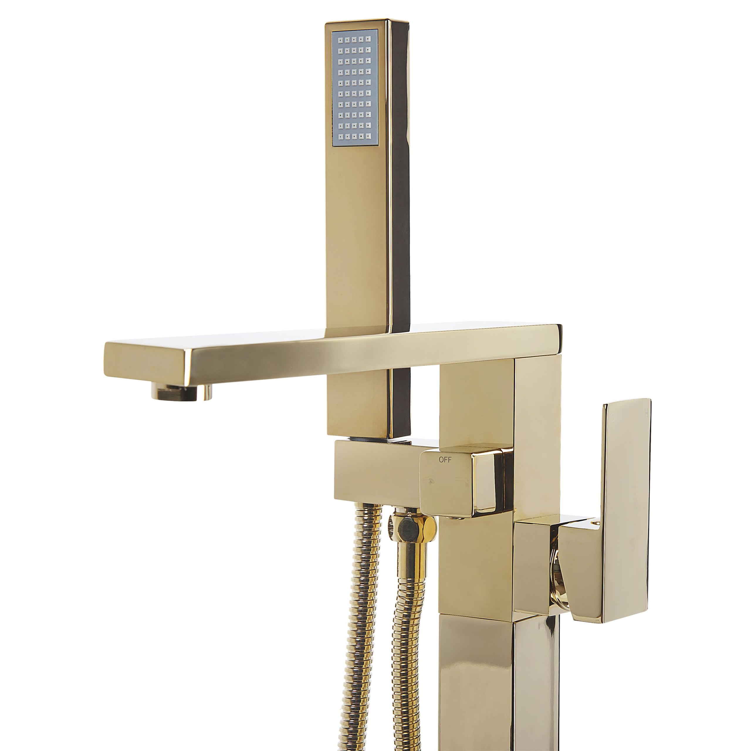 beliani-badewannenarmatur-freistehend-gold-messing-mit-brause image 4