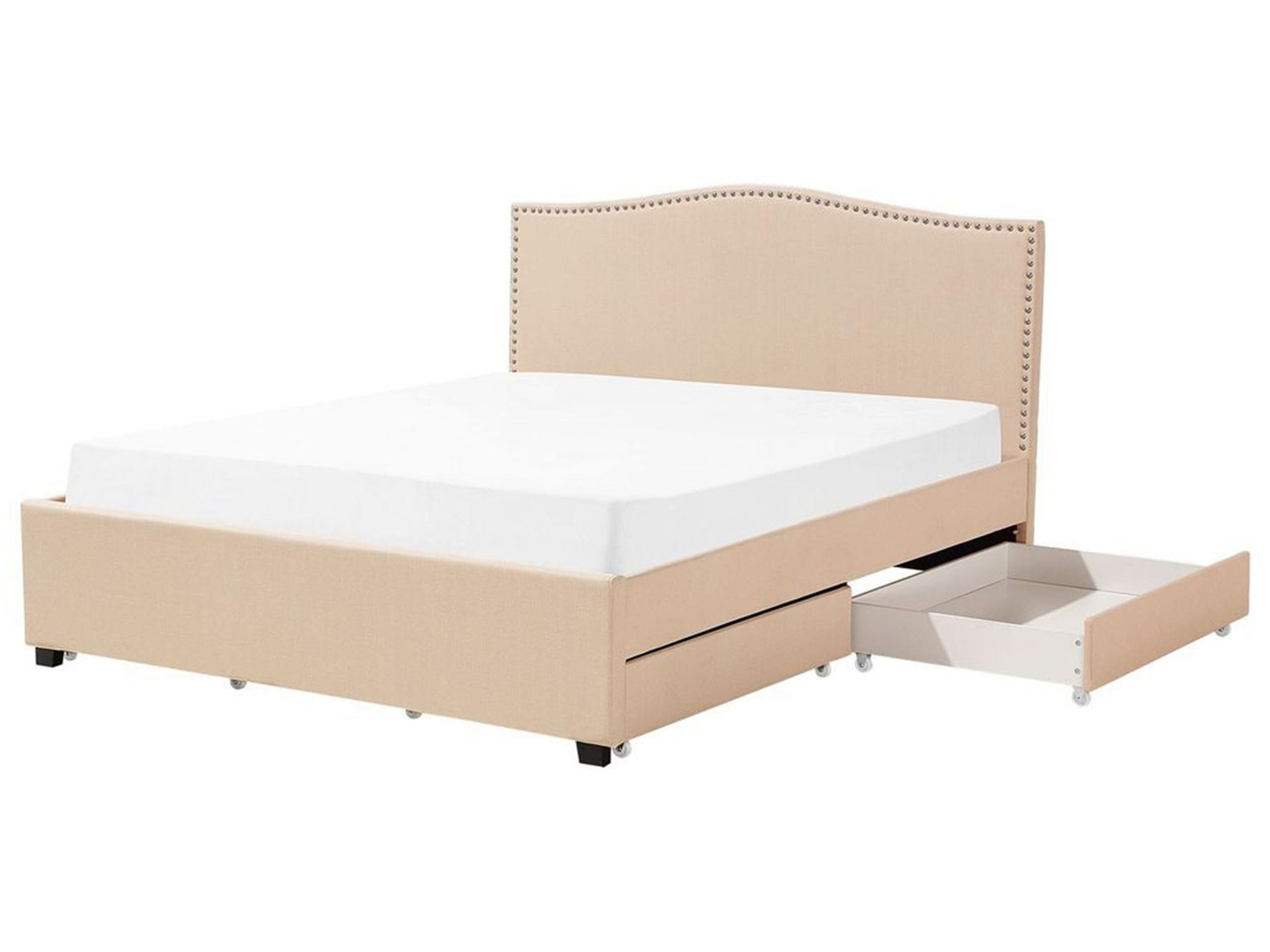 beliani-polsterbett-180x200-beige-mit-bettkasten-lattenrost image 1