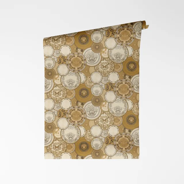 a-s-cr-ation-palmenblatt-vliestapete-beige-braun-natur-look image 1