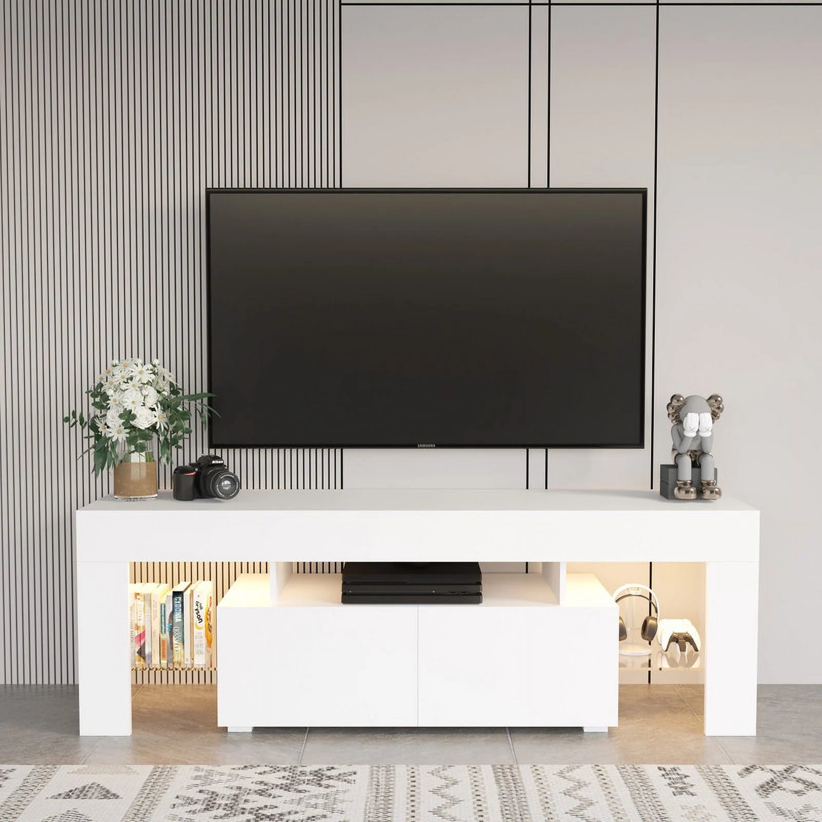 homall-tv-stand-tv-schrank-schwarz-70-zoll-mit-led image 4