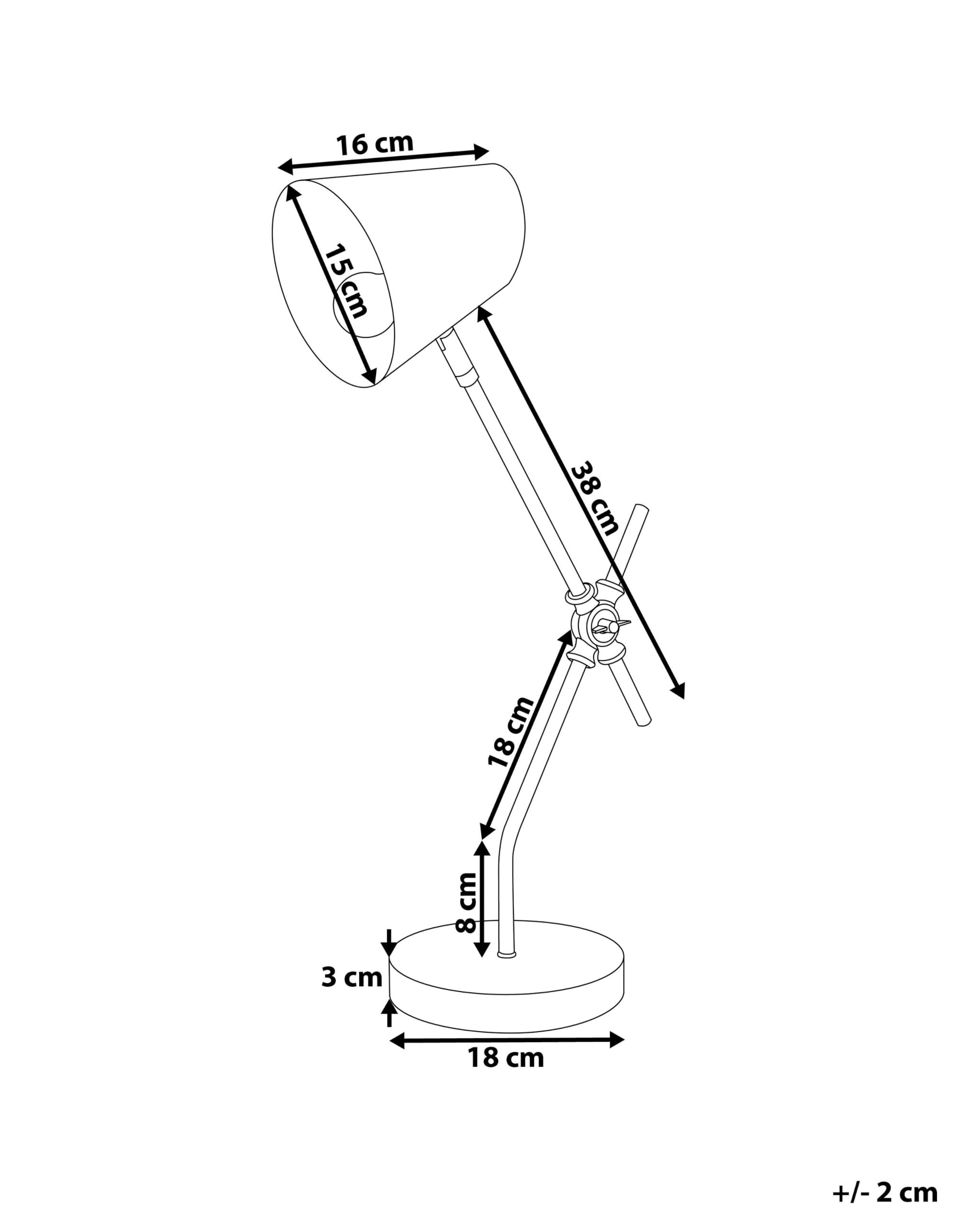 beliani-horton-tischlampe-metall-schwarz-schwenkarm-e27 image 3