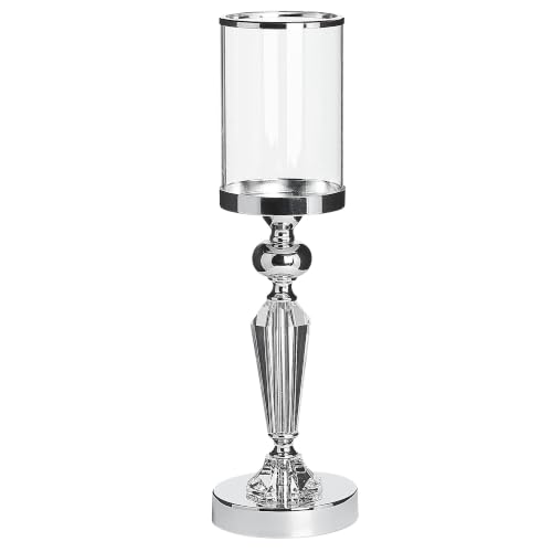 beliani-kerzenst-nder-bonao-kerzenhalter-silber-metall-klassisch image 8