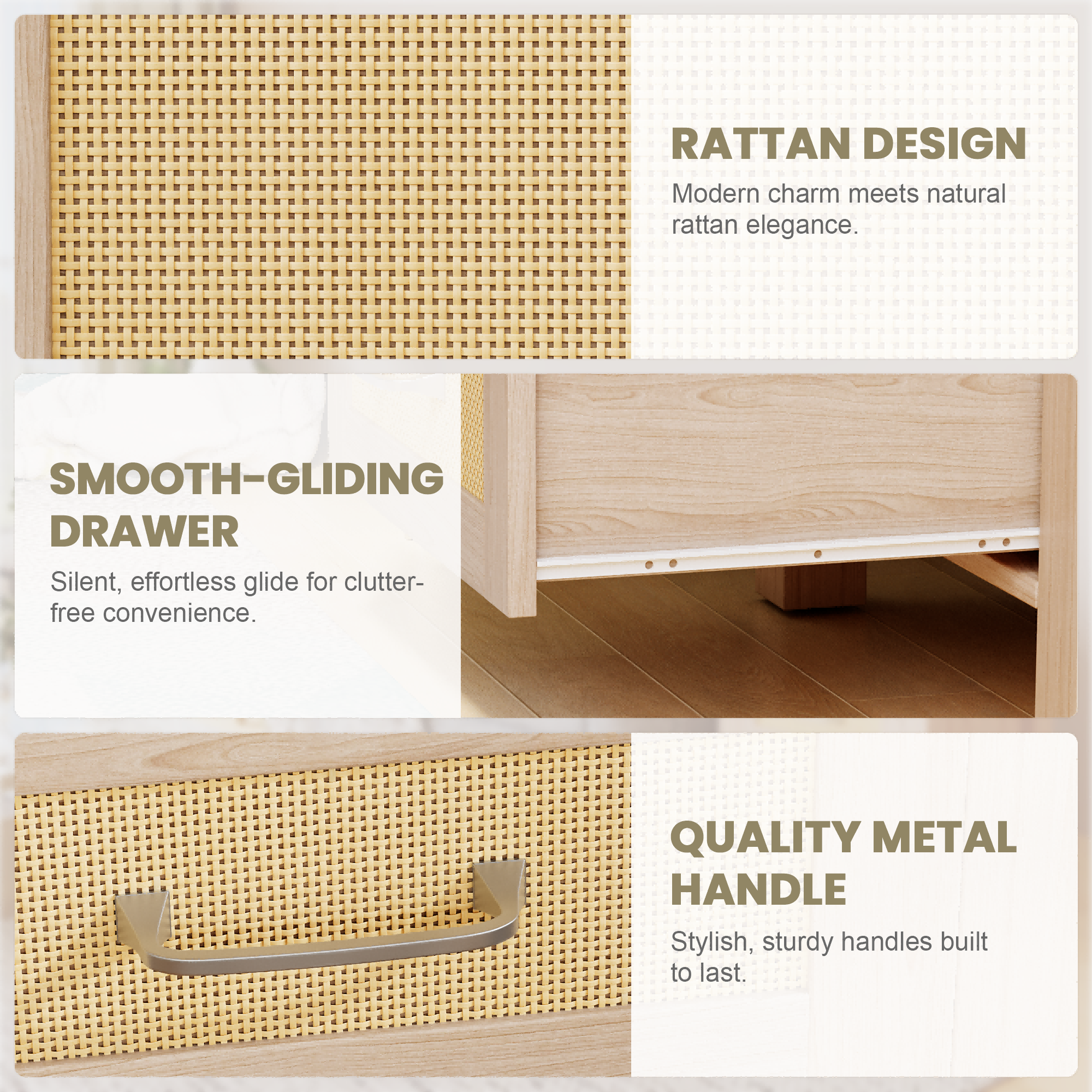 homall-bedroom-rattan-nachttisch-beige-1er-pack image 8