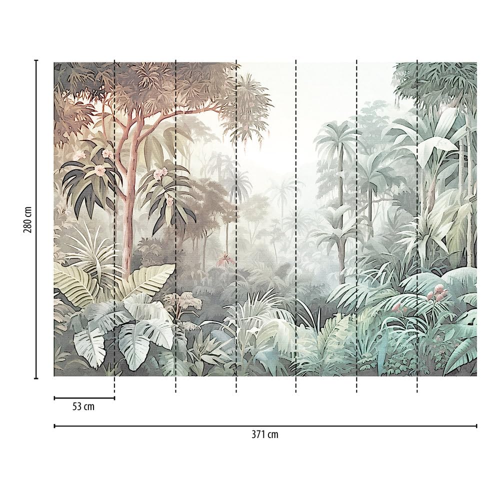 livingwalls-fototapete-dschungel-bunt-3-71x2-80m-vlies-399011 image 3