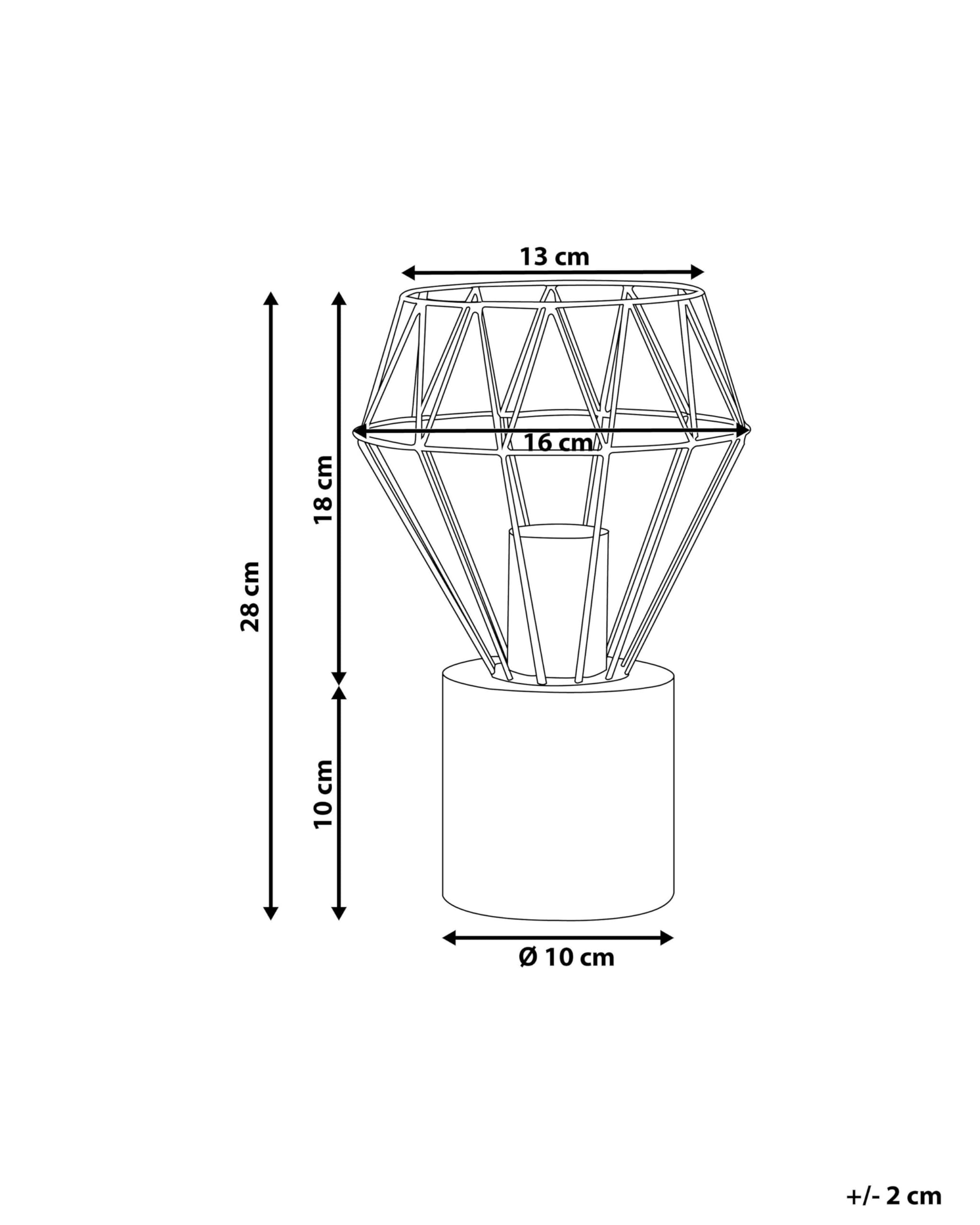 beliani-mooni-tischlampe-klein-gold-metall-marmor-e27 image 3