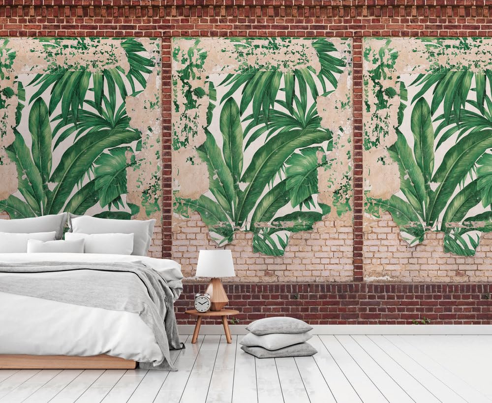 livingwalls-backstein-fototapete-beige-xxl-280x159cm-vlies image 3