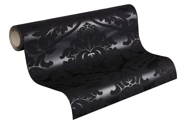 a-s-cr-ation-black-white-552631-papiertapete-schwarz-grau-barock image 1
