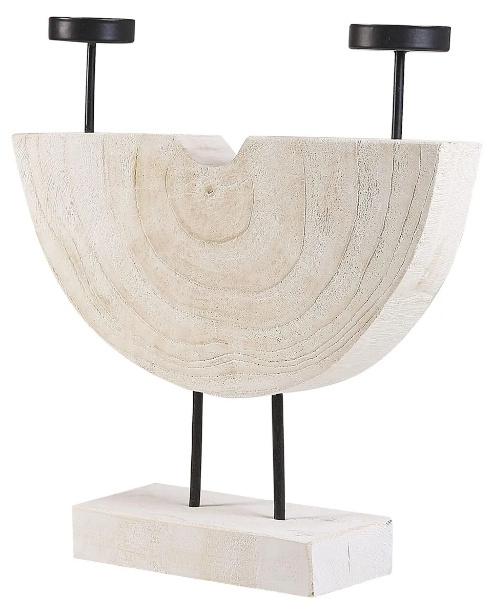 beliani-apango-kerzenhalter-wei-holz-halbmond-teelicht image 1