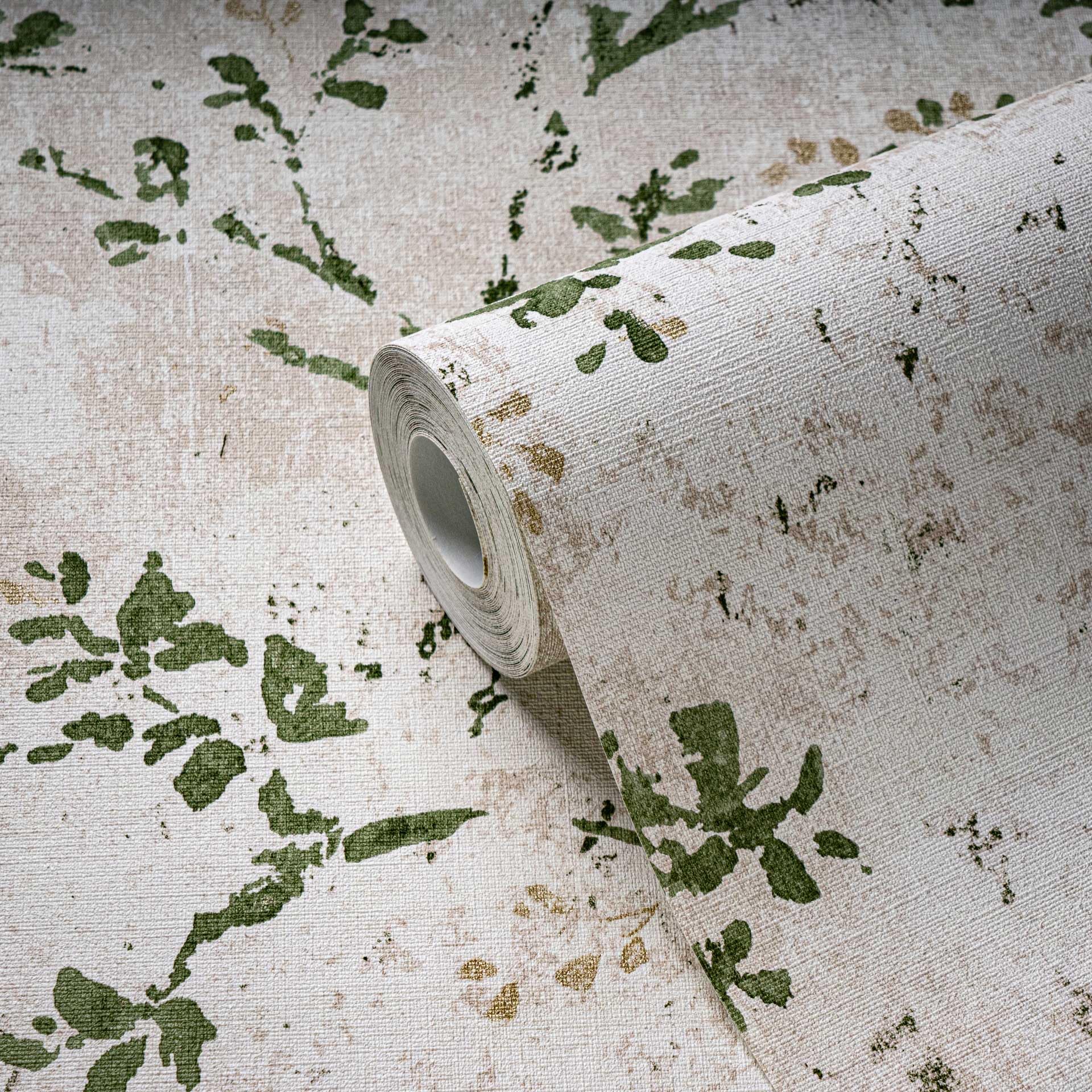 a-s-cr-ation-livingwalls-floral-vliestapete-creme-gr-n-10-05m image 3