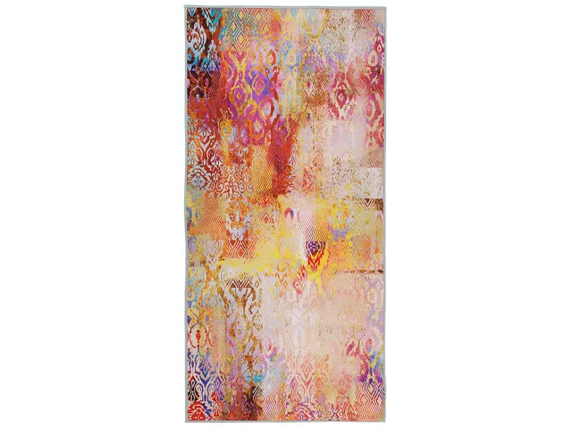 beliani-isparta-teppich-bunt-80x150-cm-kurzflor-abstrakt image 1
