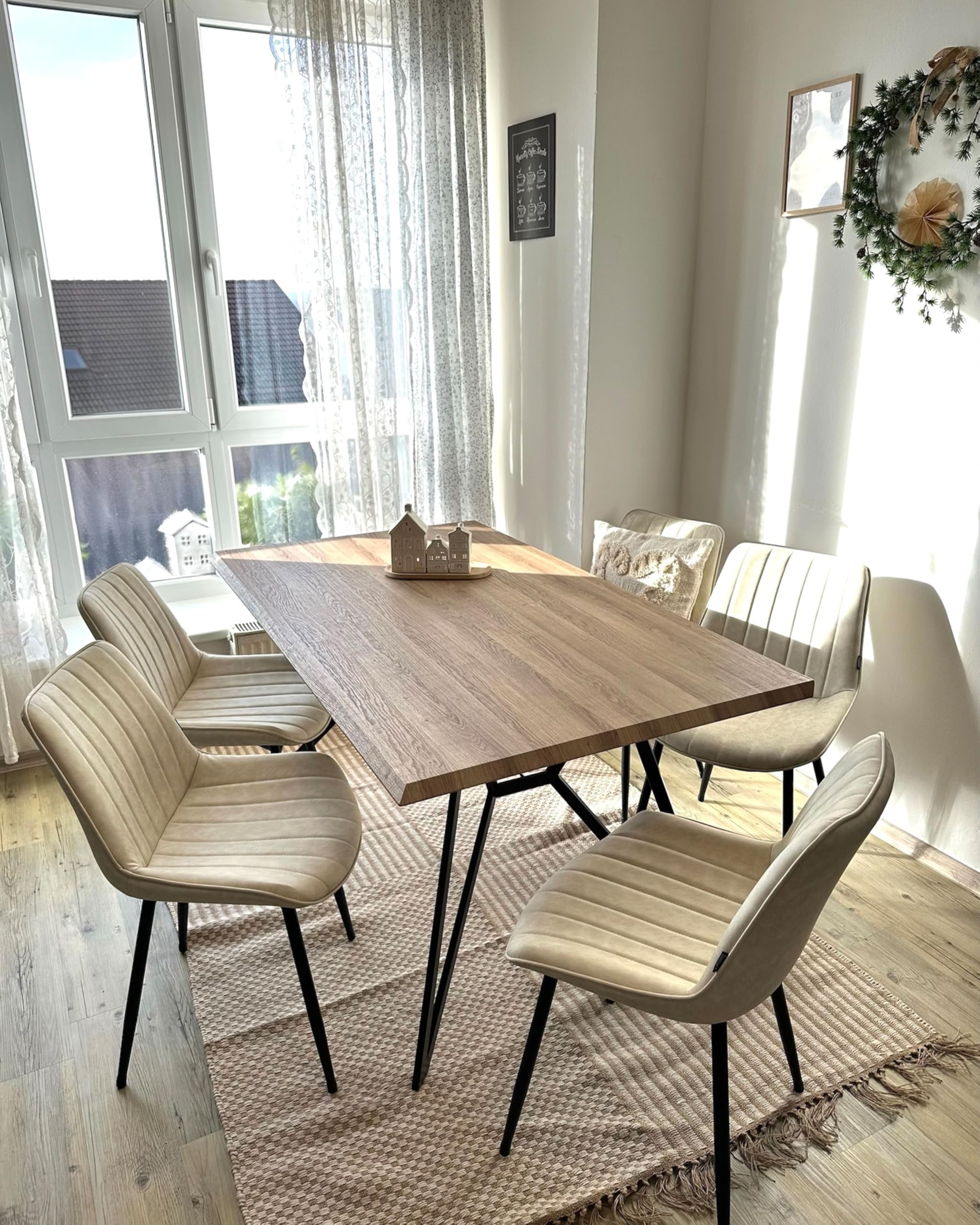 beliani-adabag-jute-teppich-beige-140x200-cm-fransen image 7