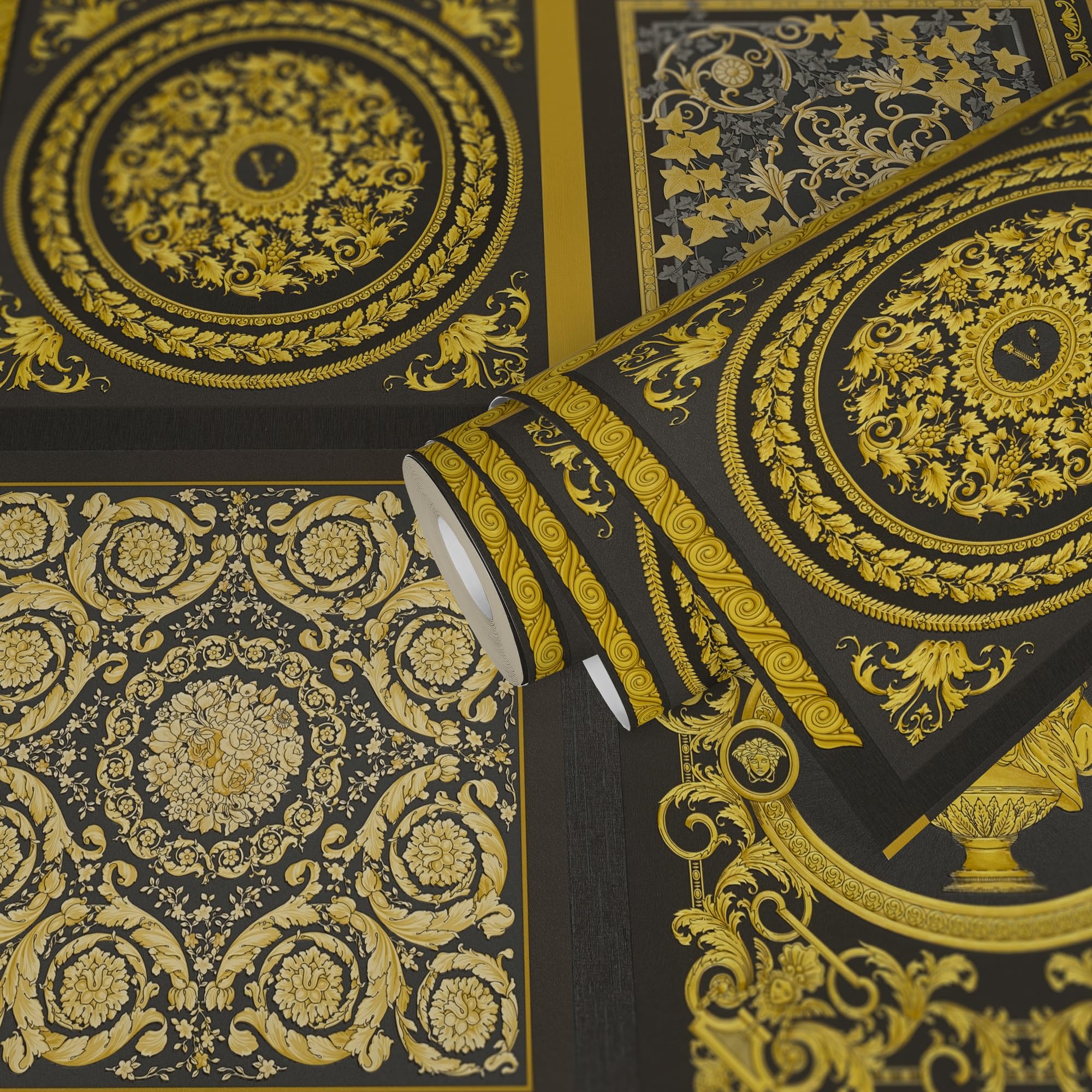 a-s-cr-ation-tapeten-versace-387043-barock-schwarz-gold-10-05m image 2