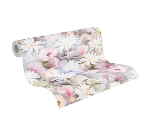 a-s-cr-ation-blumentapete-wei-rosa-floral-papiertapete-10m image 7