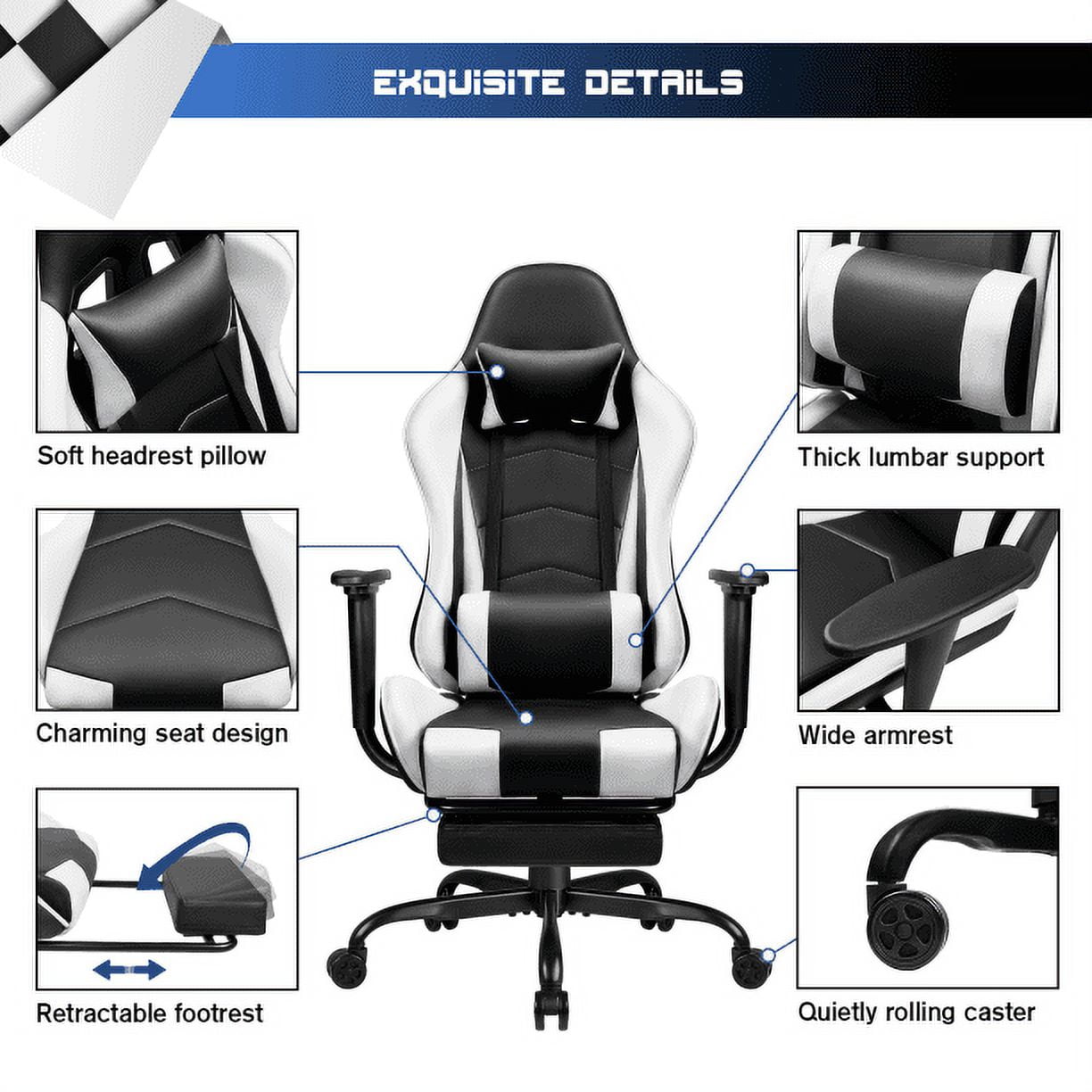 homall-gaming-chair-wei-pu-leder-mit-fu-st-tze image 3