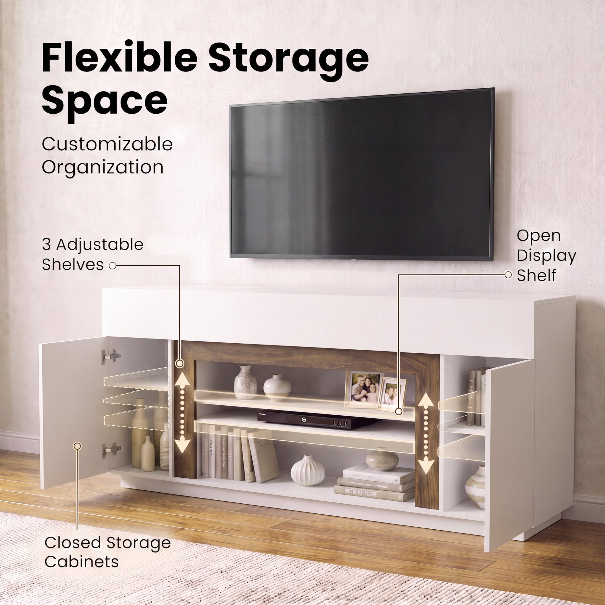 homall-tv-stand-tv-schrank-70-zoll-schwarz-walnuss image 7