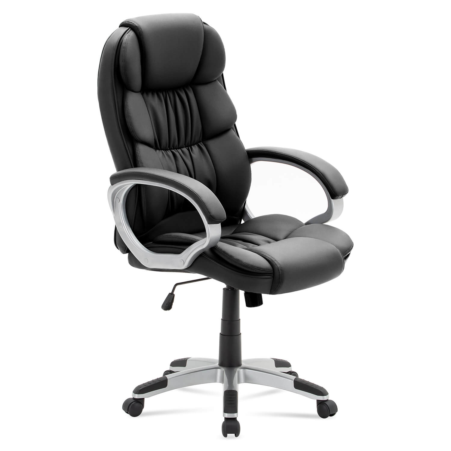 homall-office-leather-chair-b-rostuhl-kunstleder-schwarz-2 image 1