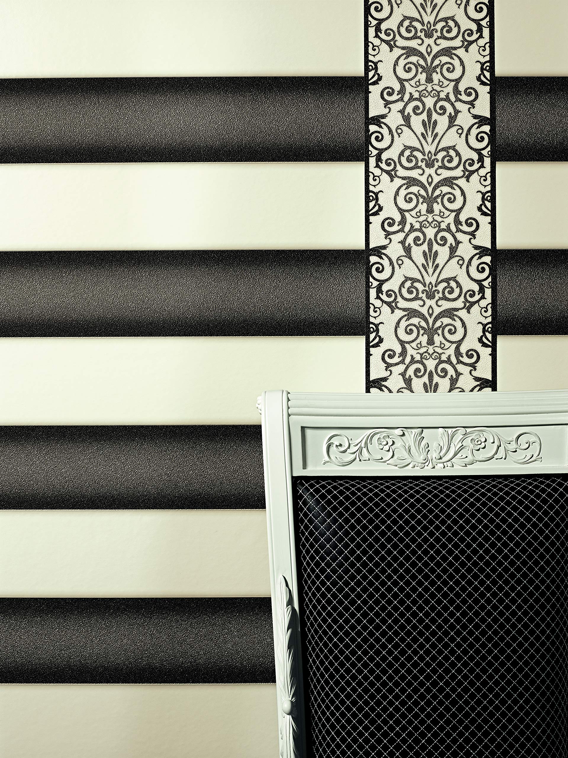 versace-wallpaper-935472-bord-re-schwarz-wei-metallic image 3