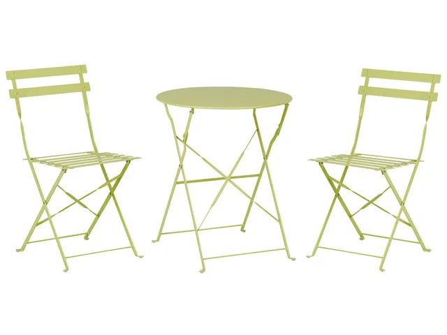 beliani-fiori-bistroset-metall-limettengr-n-3-teilig-klappbar image 1