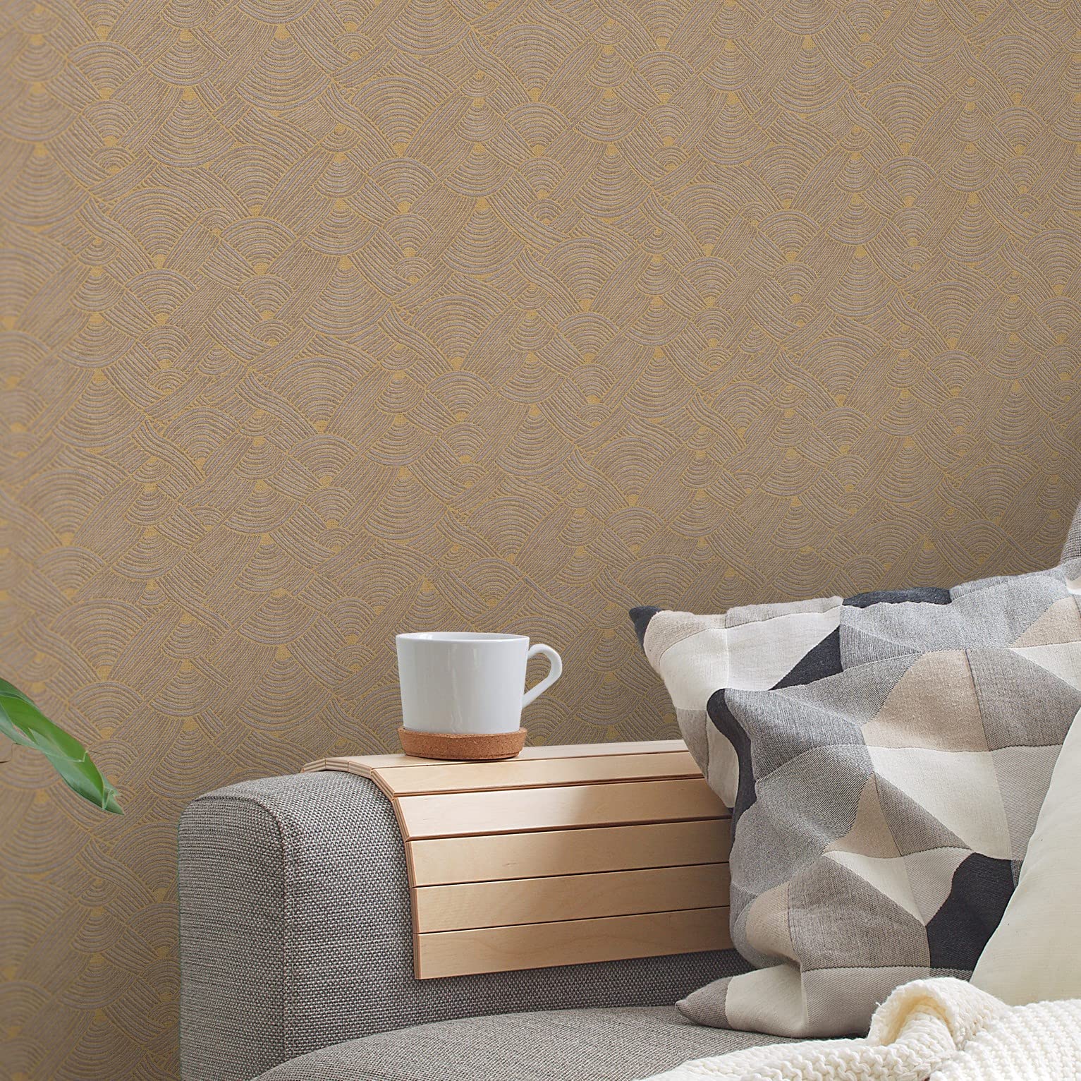a-s-cr-ation-nara-387422-vliestapete-artdeco-gelb-gold-10-05m image 1