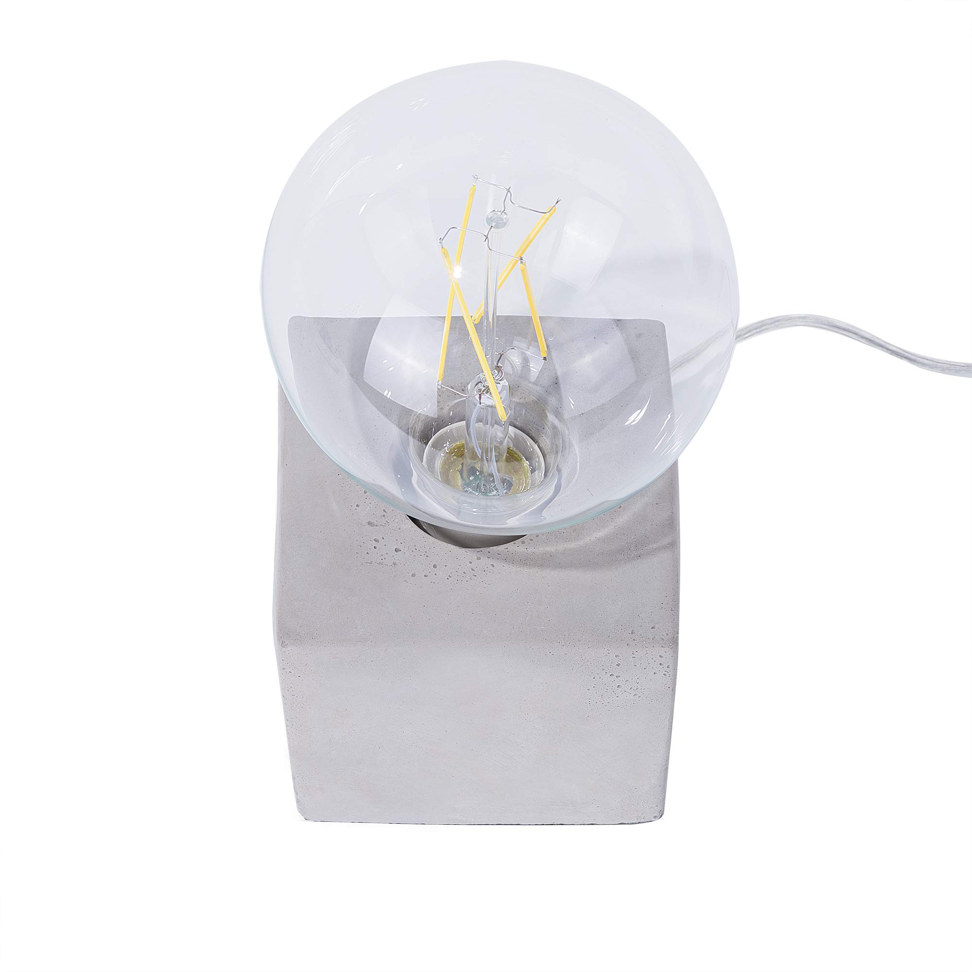 beliani-deva-tischleuchte-beton-grau-e27-tischlampe image 5