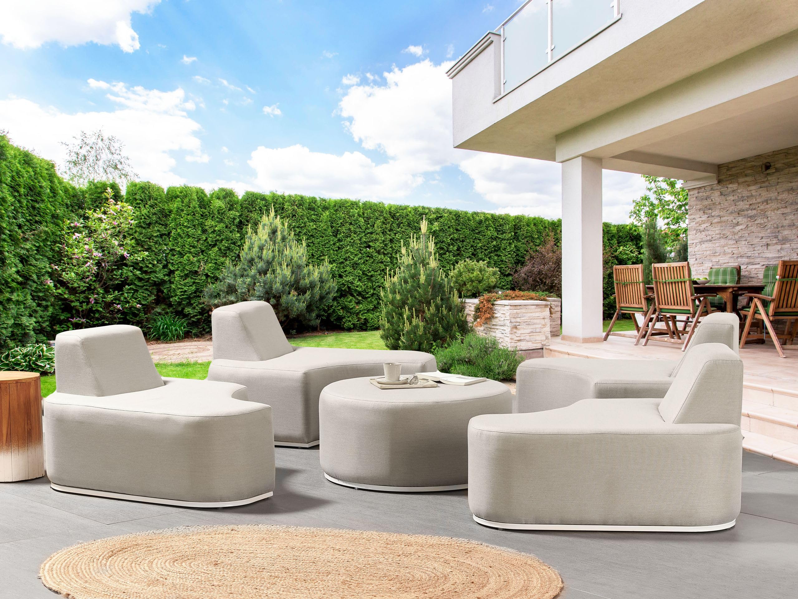 beliani-fabro-gartenm-bel-lounge-set-5-teilig-grau image 2