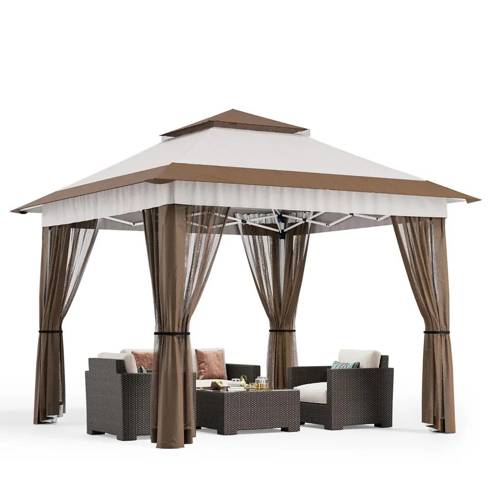 bealife-ct20-pavillon-faltpavillon-beige-3-35x3-35m-uv image 1