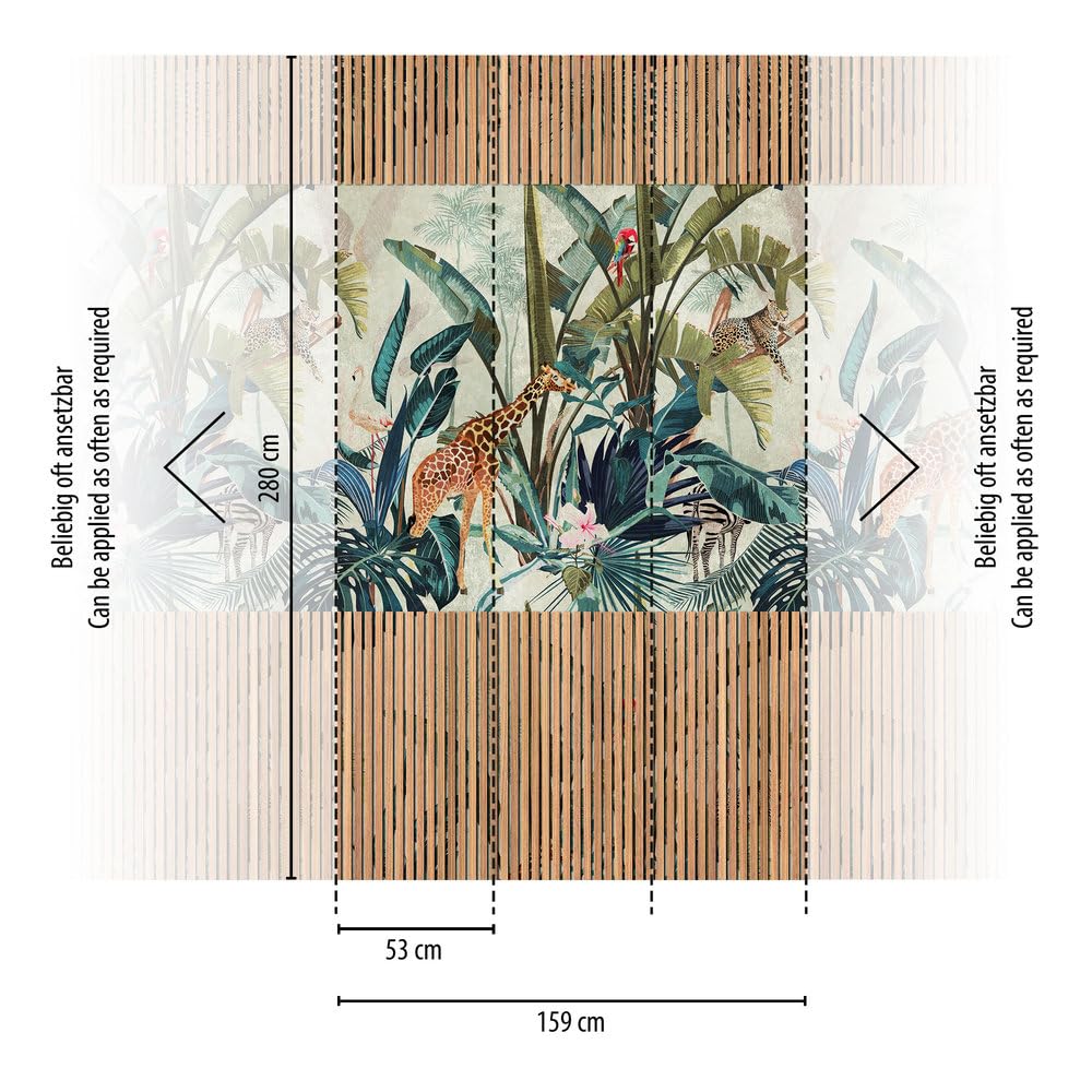 livingwalls-fototapete-tier-beige-braun-blau-1-59x2-80m image 3