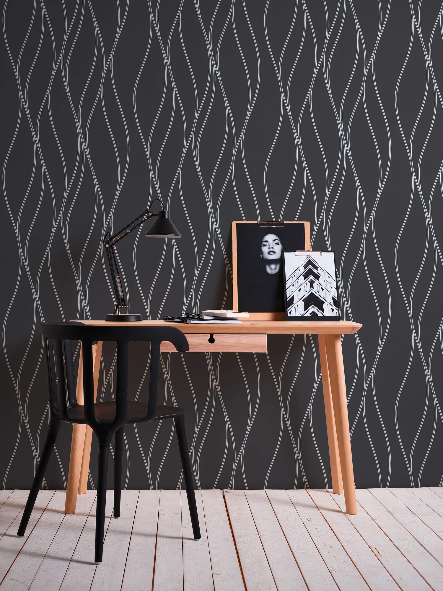 a-s-cr-ation-trendwall-3713-24-vliestapete-streifen-grau-schwarz image 6
