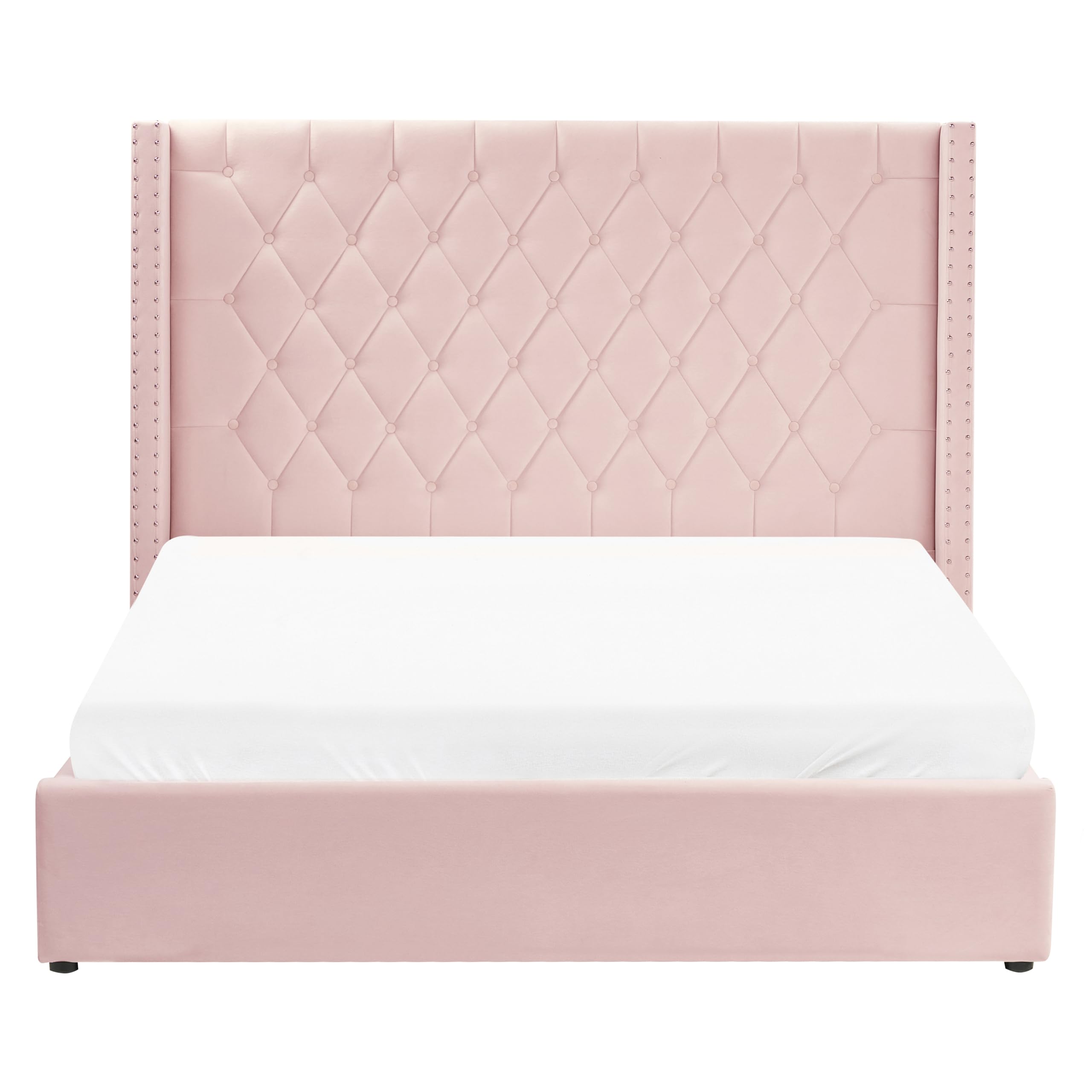 beliani-lubbon-polsterbett-samt-rosa-160x200-bettkasten image 6