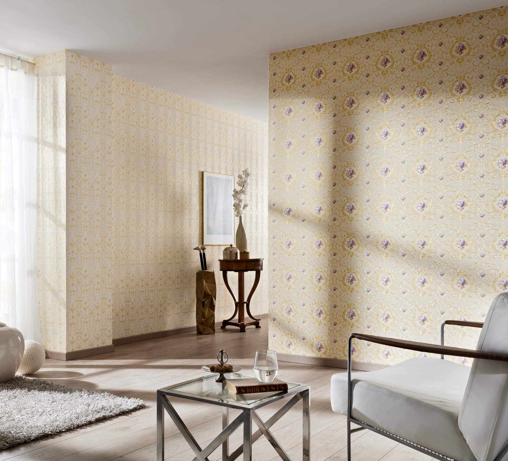 a-s-cr-ation-chateau-5-vliestapete-creme-metallic-10-05m image 4