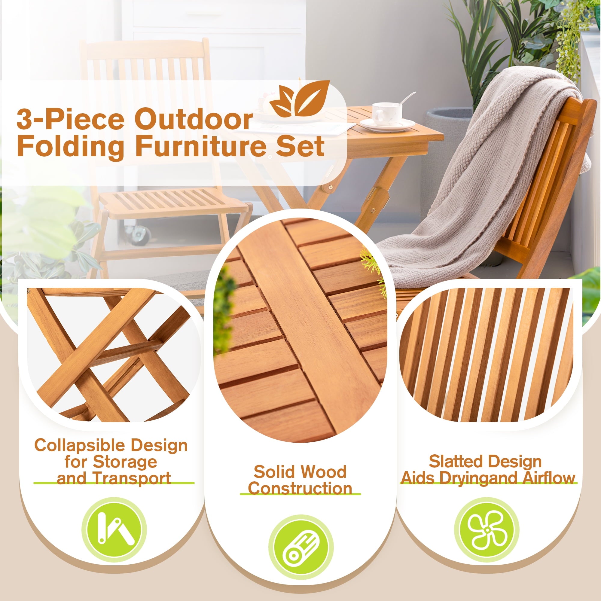 homall-bistro-set-holz-klappbar-3-tlg-natur-f-r-balkon image 7