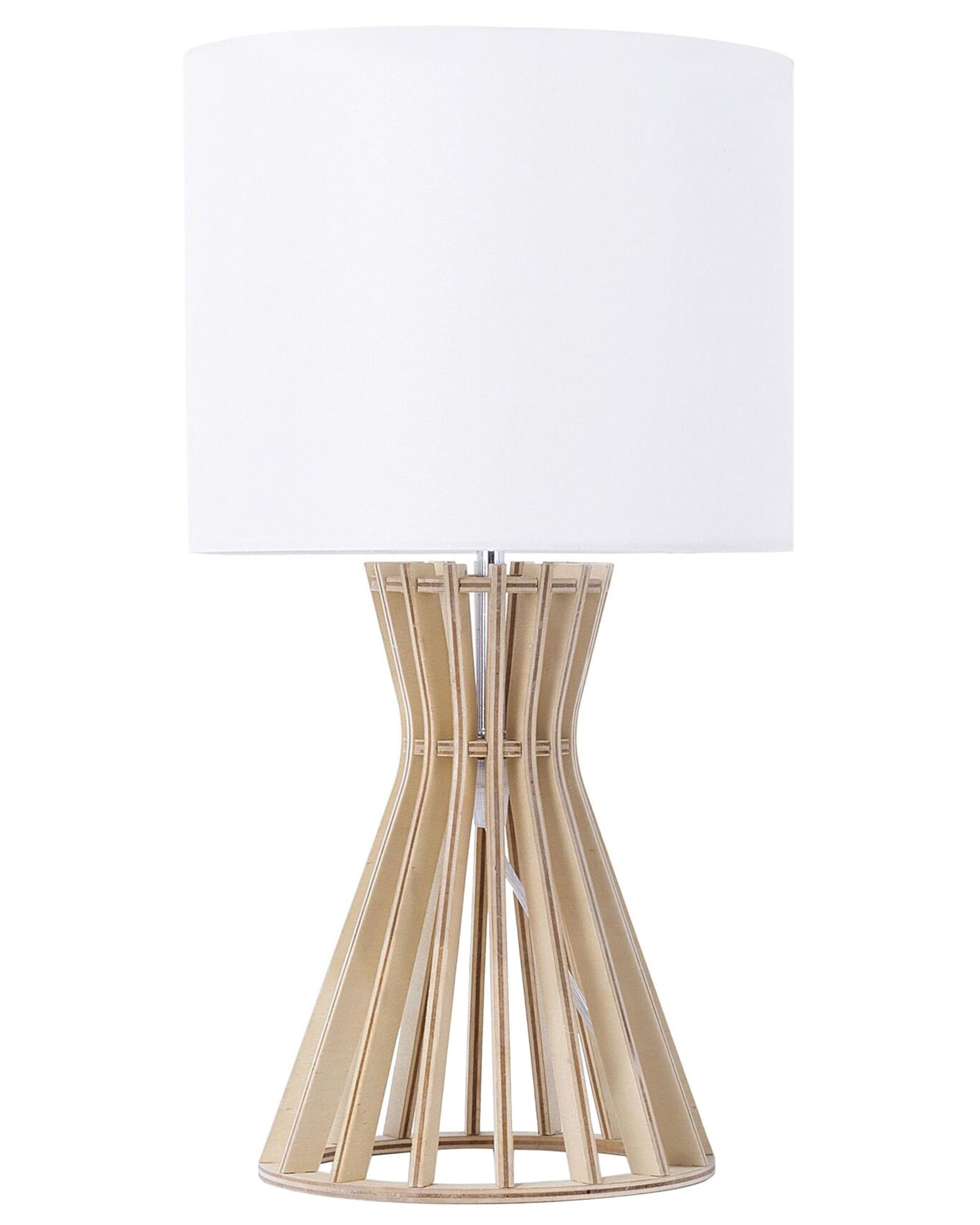beliani-carrion-tischleuchte-wei-holzlampe-37-cm-e14 image 1