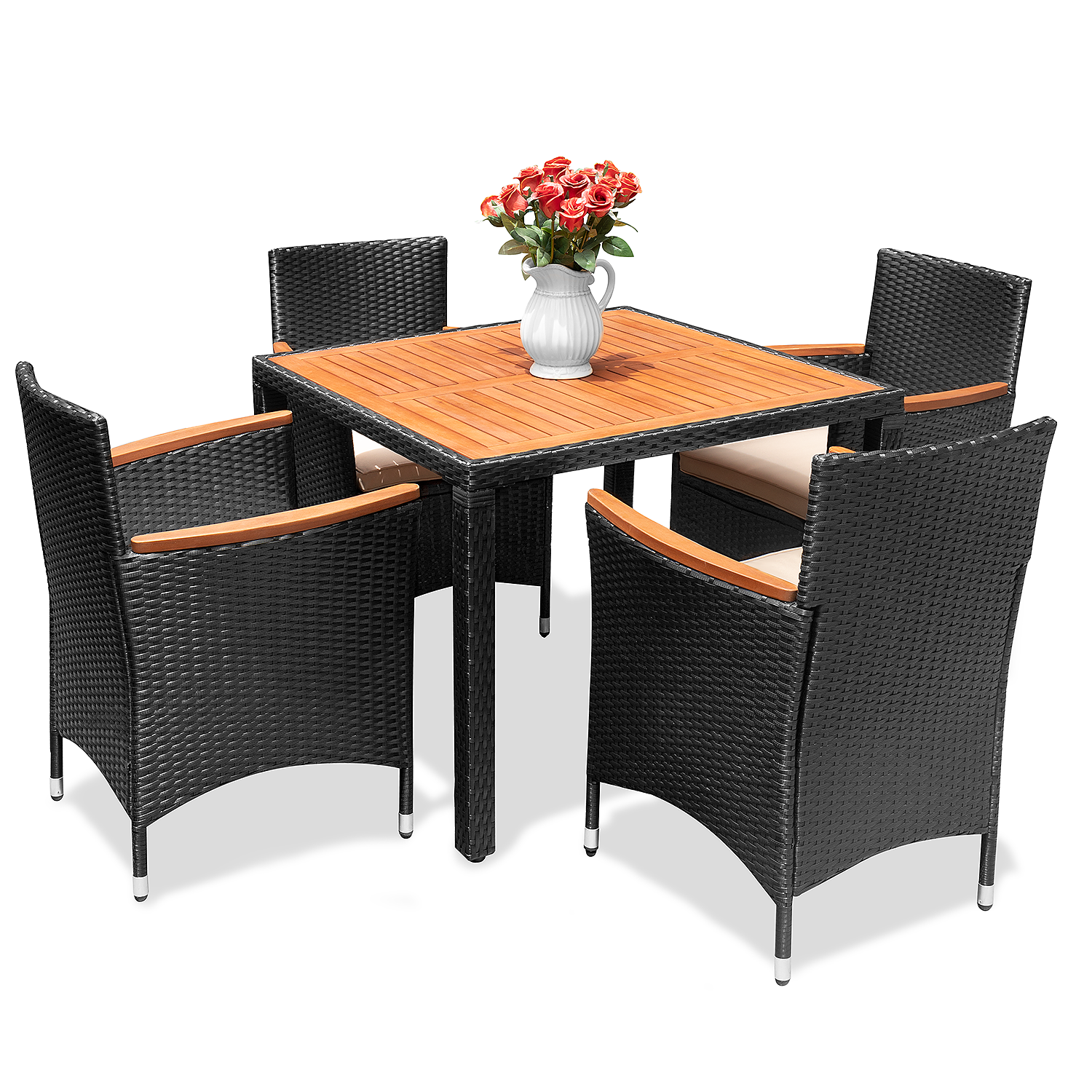 homall-patio-furniture-essgruppe-rattan-7-teilig-akazientisch image 1